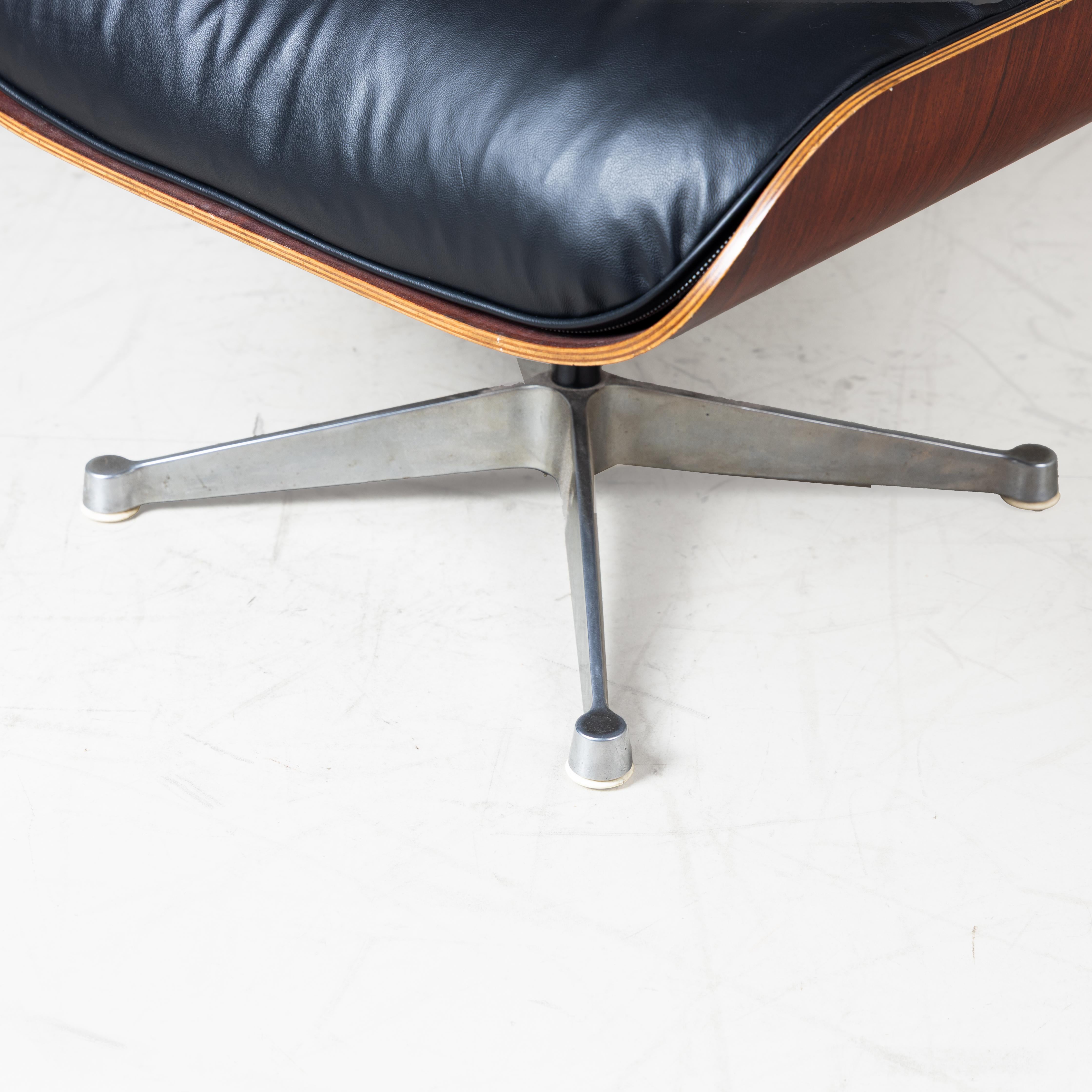 Chaise longue avec pouf, Charles et Ray Eames, Knoll en vente 7