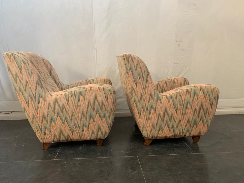 Sedie da salotto, anni '40, set di 2 In condizioni buone in vendita a Montelabbate, PU
