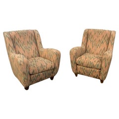 Lounge Chairs, 1940s, Set of 2