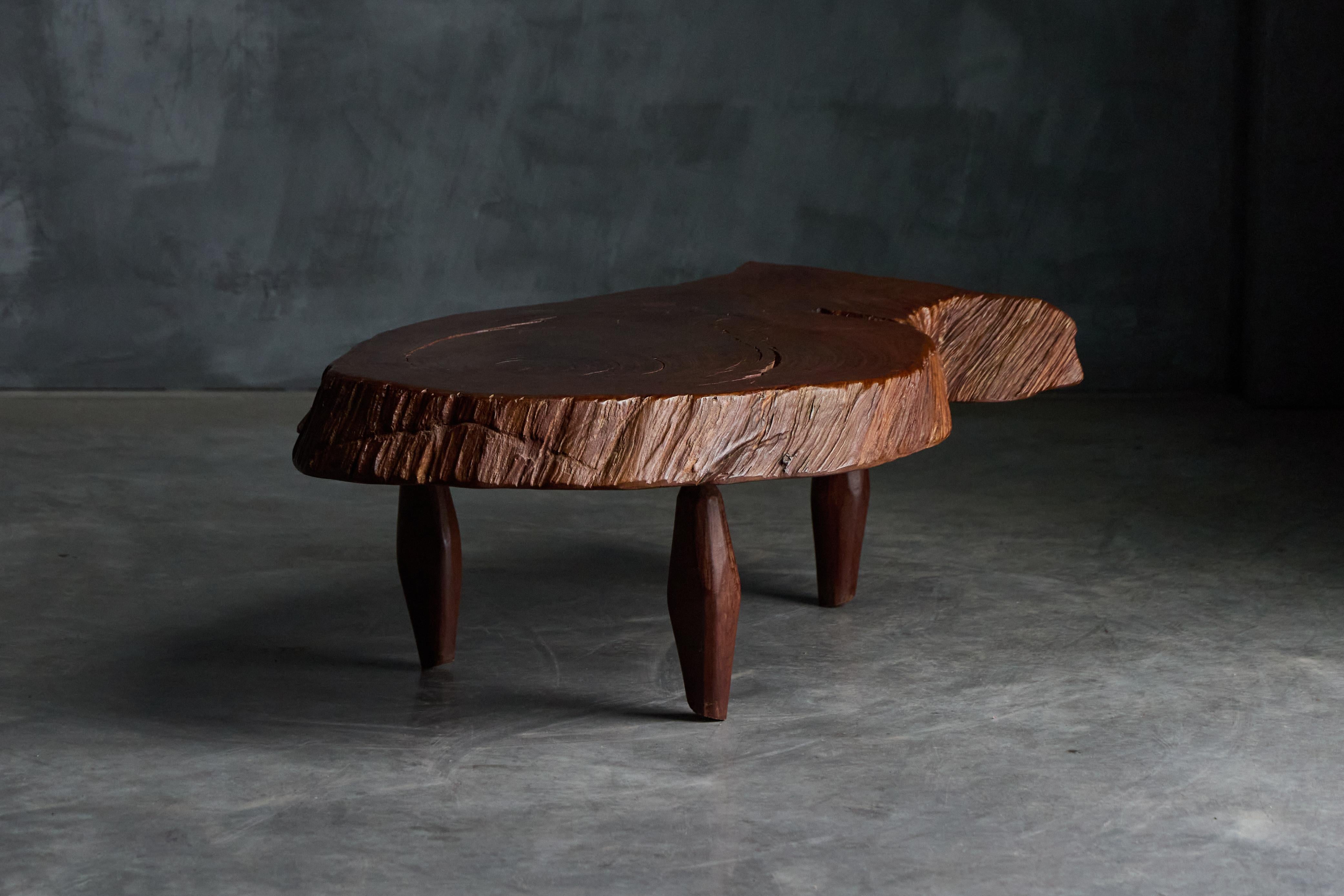Lounge Chairs and Coffee Table by José Zanine Caldas, Brazil, 1970s For Sale 12