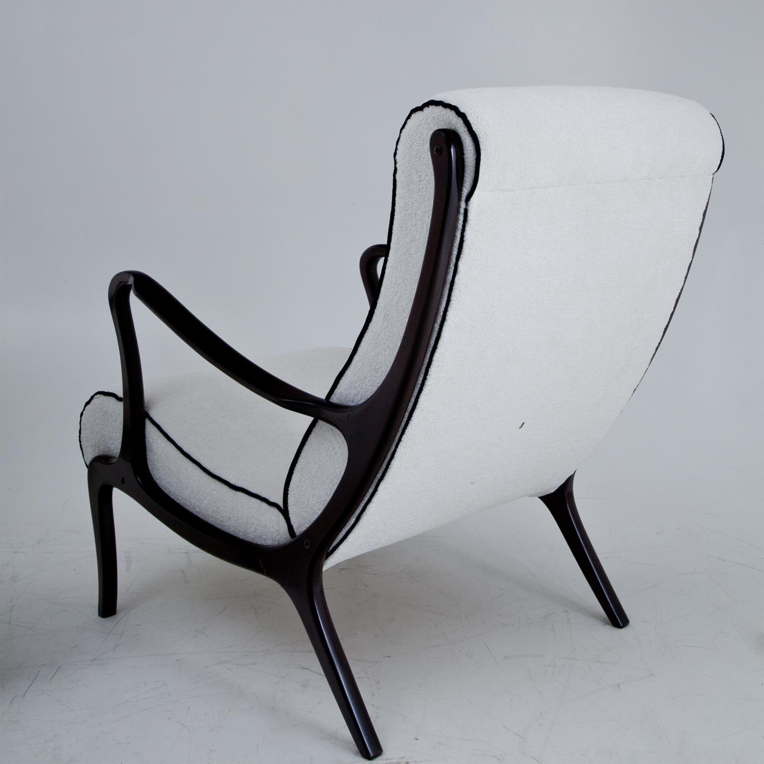 Lounge Chairs Attributed to Ezio Longhi, Italy, 1950s 3