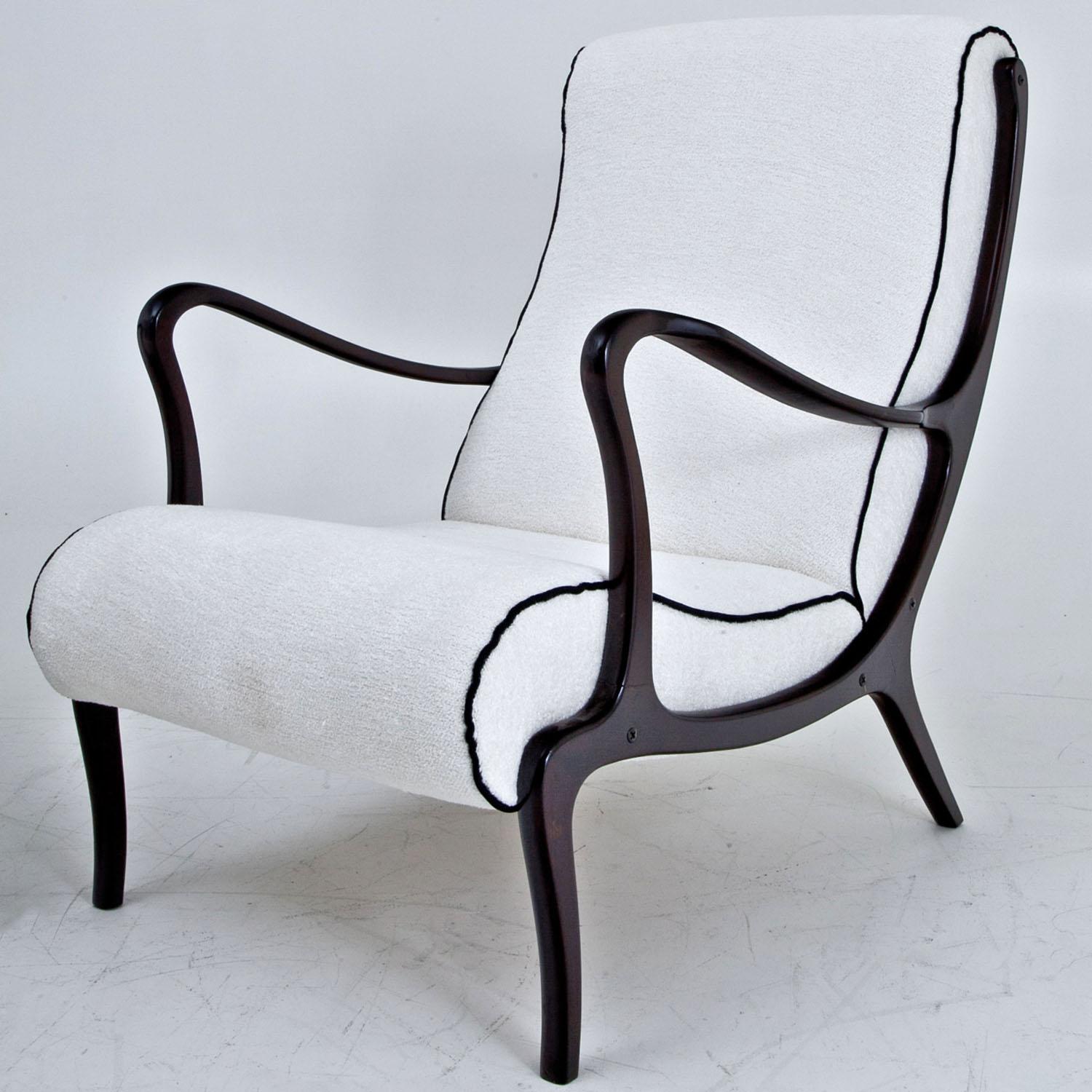 Lounge Chairs Attributed to Ezio Longhi, Italy, 1950s 2