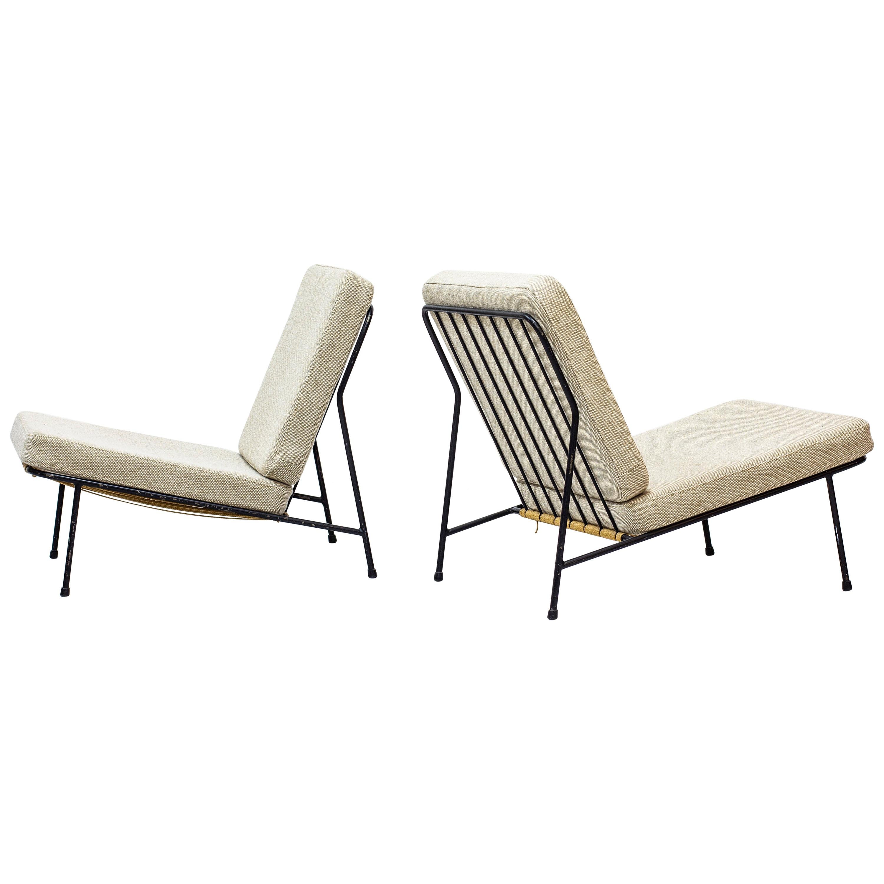 Lounge Chairs by Alf Svensson for Ljungs Industrier, Sweden, Midcentury, 1950s