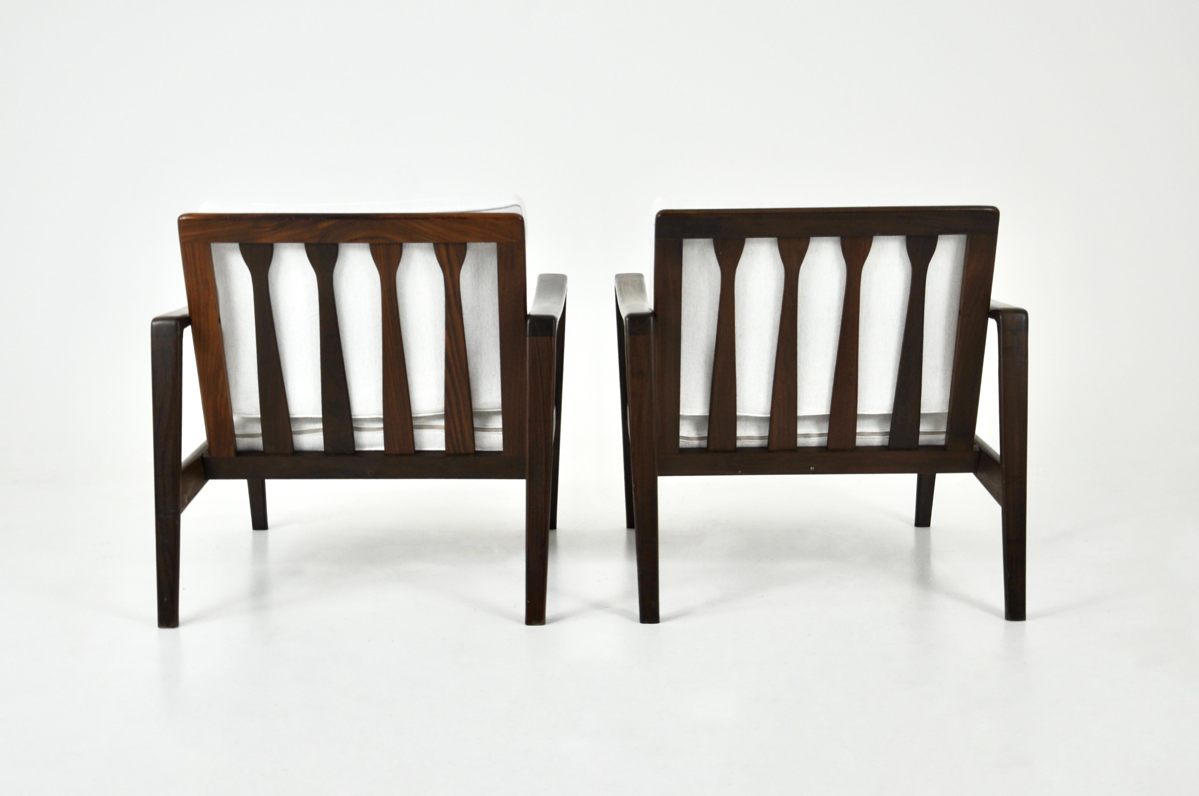 Mid-20th Century Lounge Chairs by Arne Wahl Iversen for Komfort, 1950s, set of 2