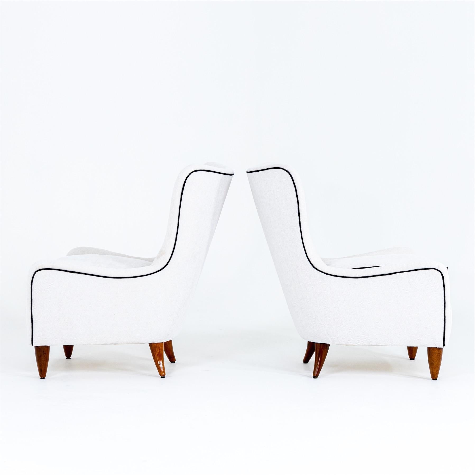 Lounge Chairs by Brambilla, Italy, 1950s For Sale 1
