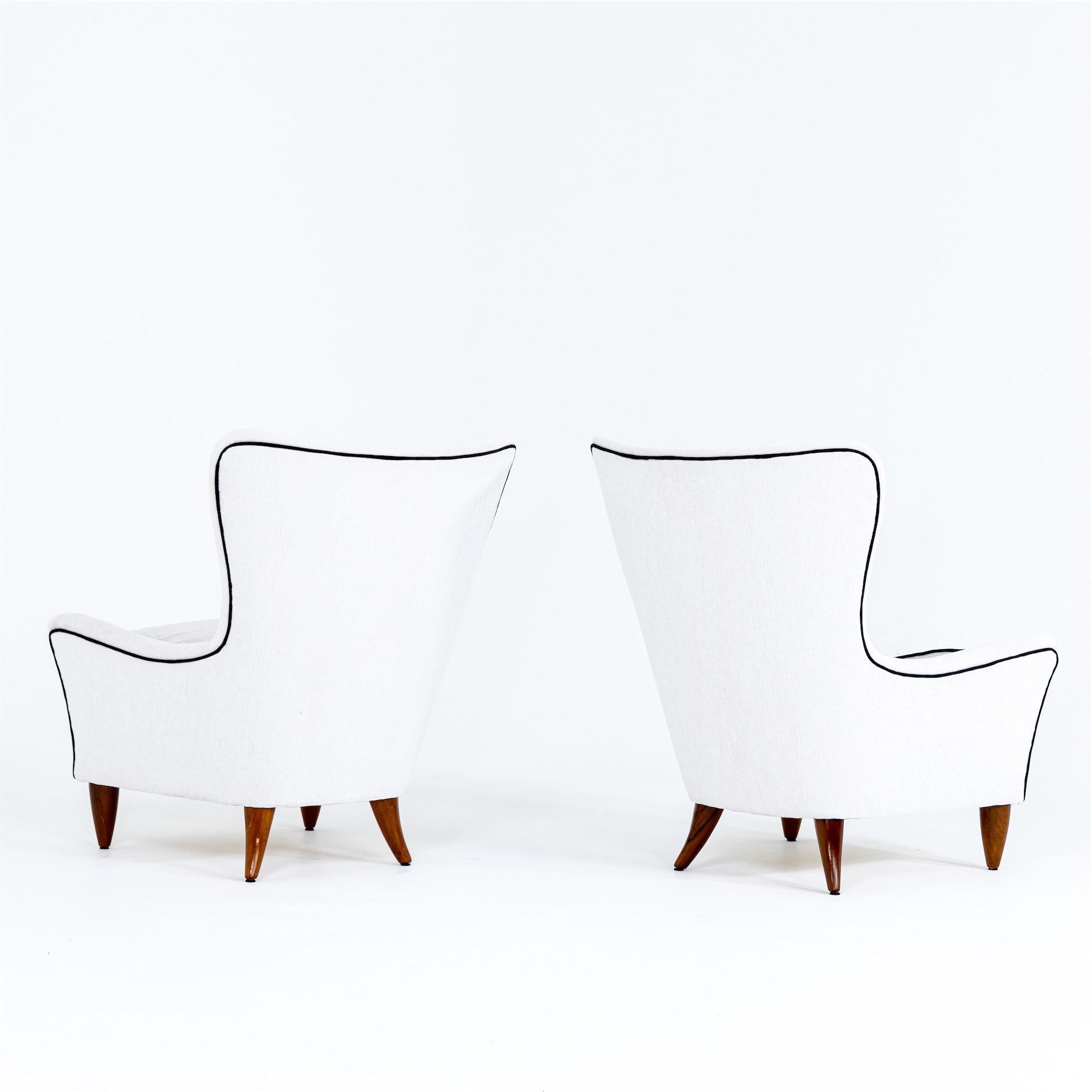 Lounge Chairs by Brambilla, Italy, 1950s For Sale 2