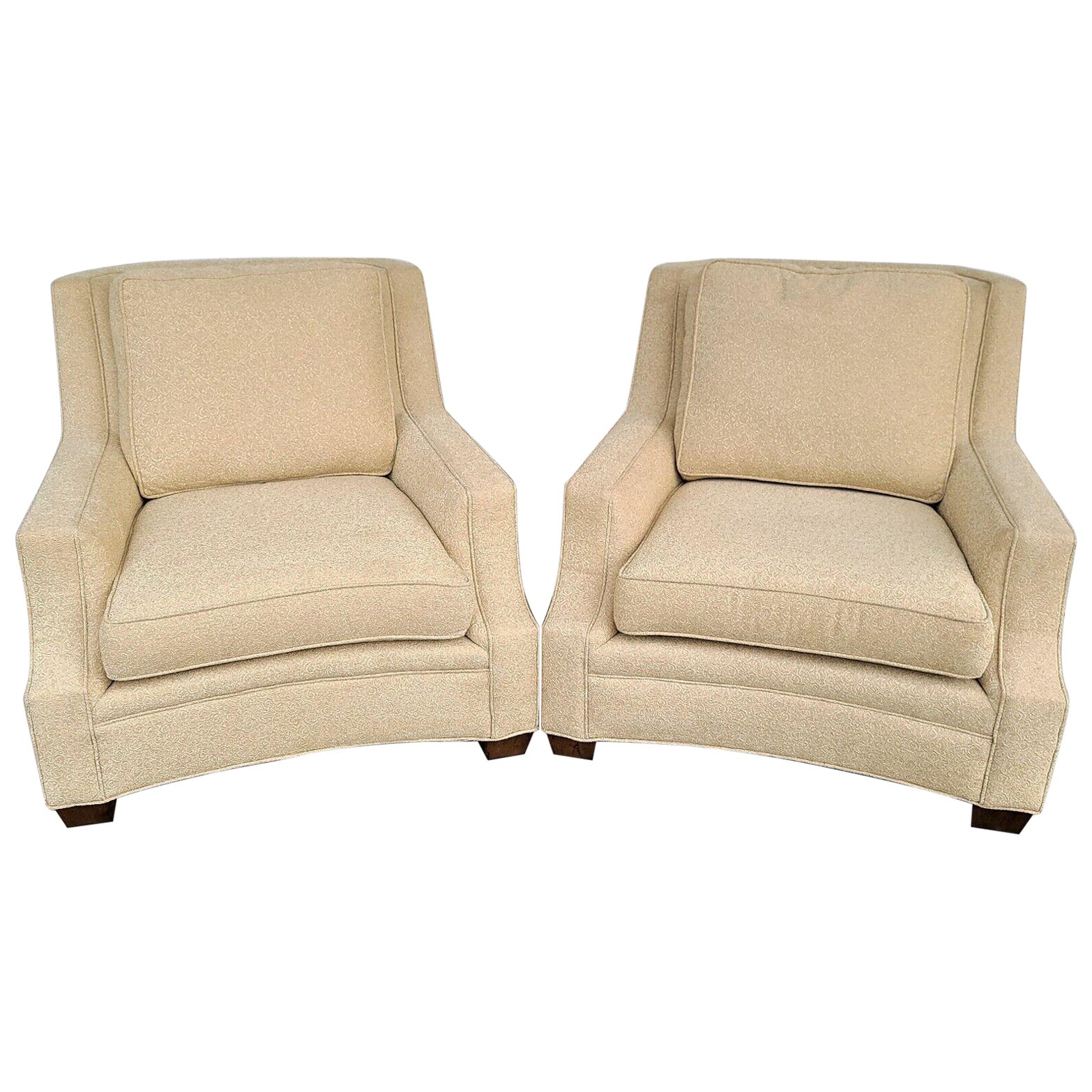 Art déco-Loungesessel von Century Furniture