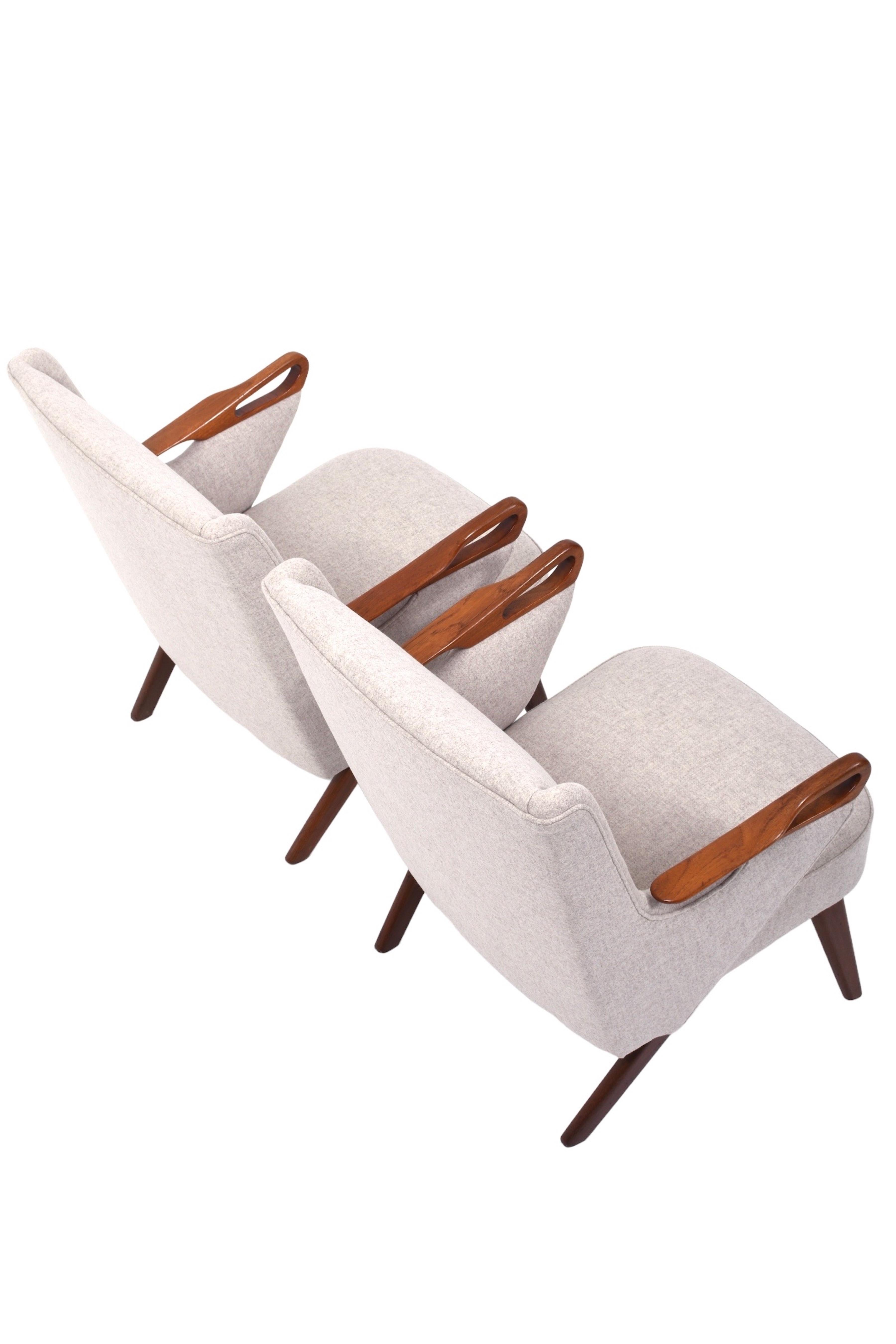 Lounge Chairs by Chresten Findahl Brodersen for Findahl Møbelfabrik, Set of 2 For Sale 3