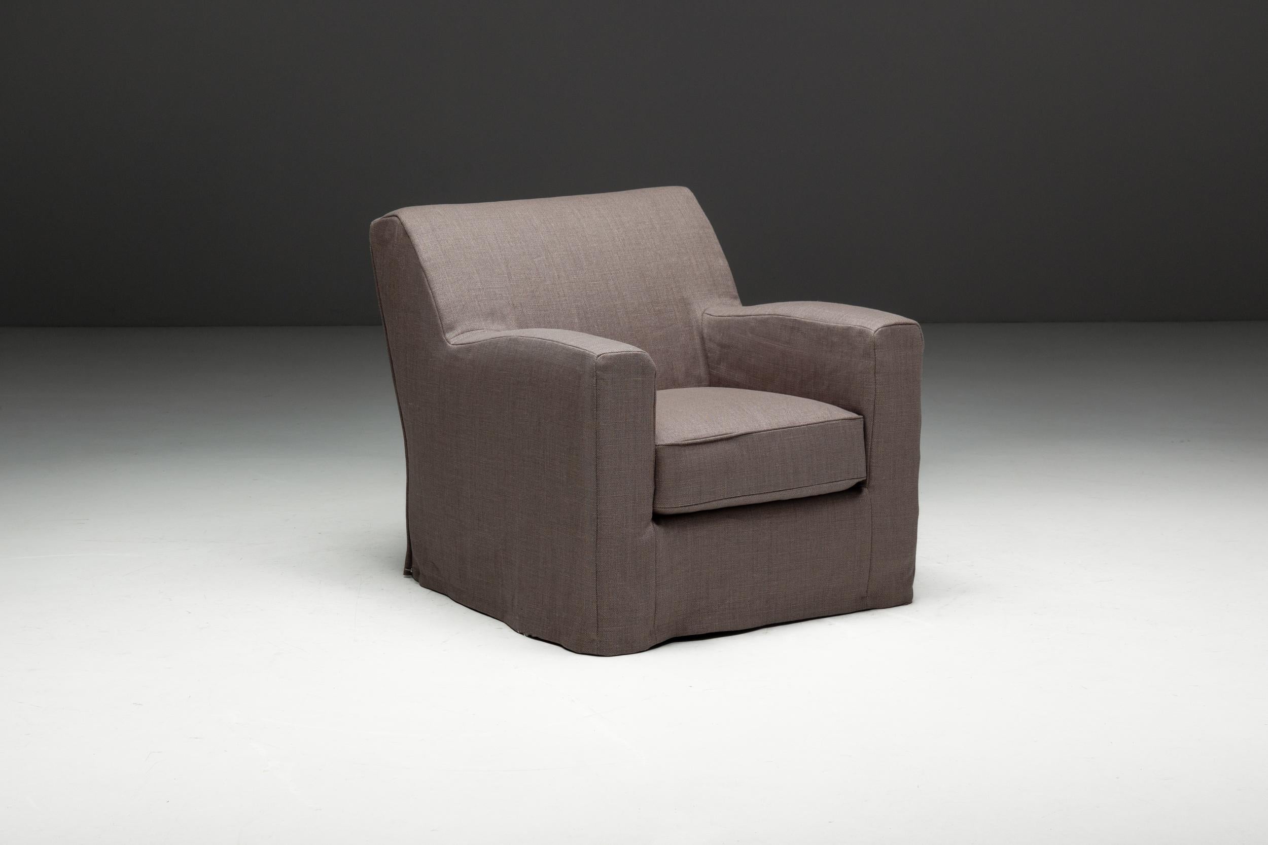 Lounge-Stühle von Christian Liaigre, Frankreich, 1990er Jahre im Angebot 3