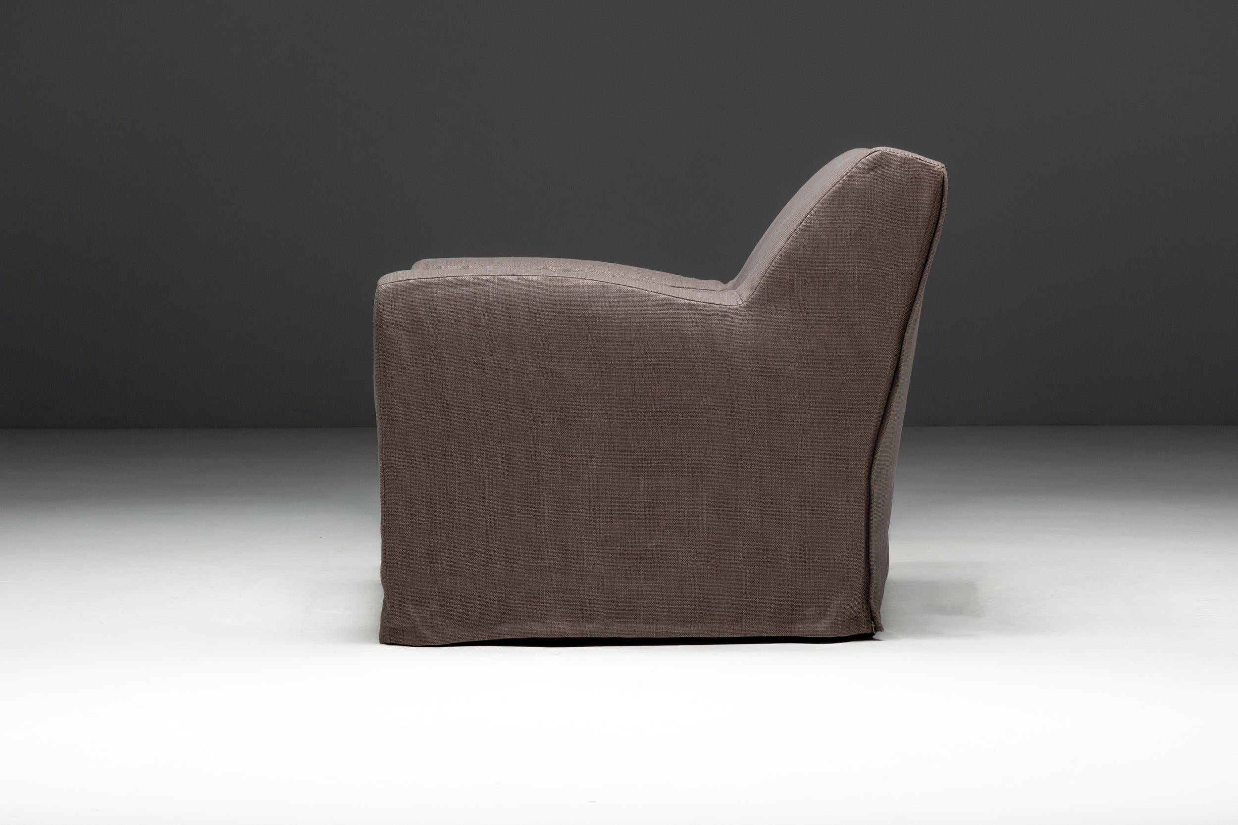 Lounge-Stühle von Christian Liaigre, Frankreich, 1990er Jahre im Angebot 5
