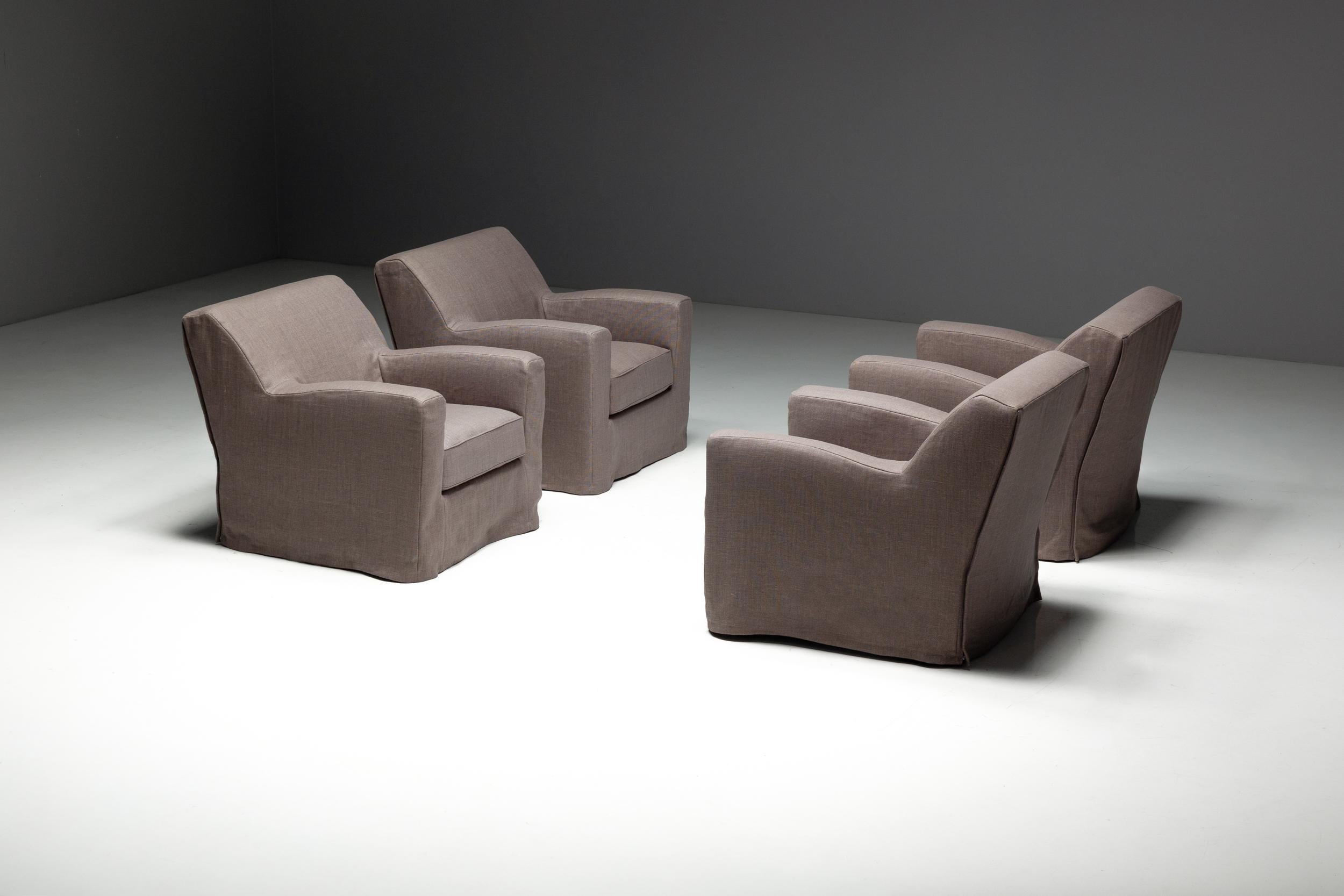 Sedie da salotto di Christian Liaigre, Francia, anni '90 in vendita 11