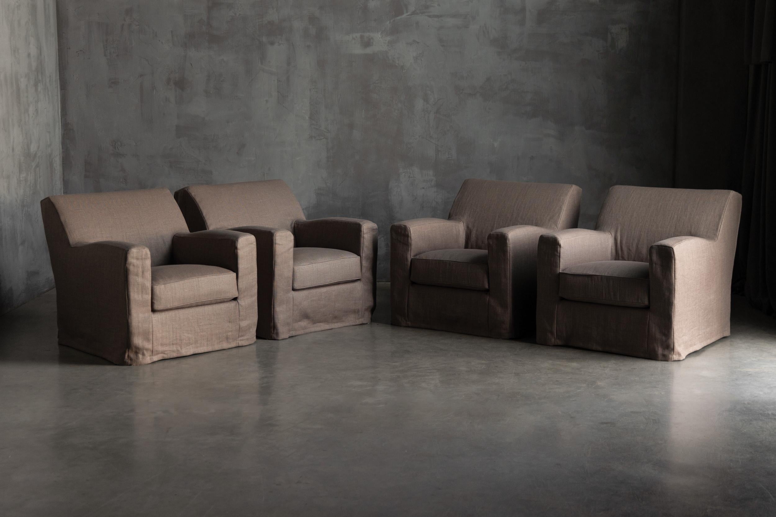 Francese Sedie da salotto di Christian Liaigre, Francia, anni '90 in vendita