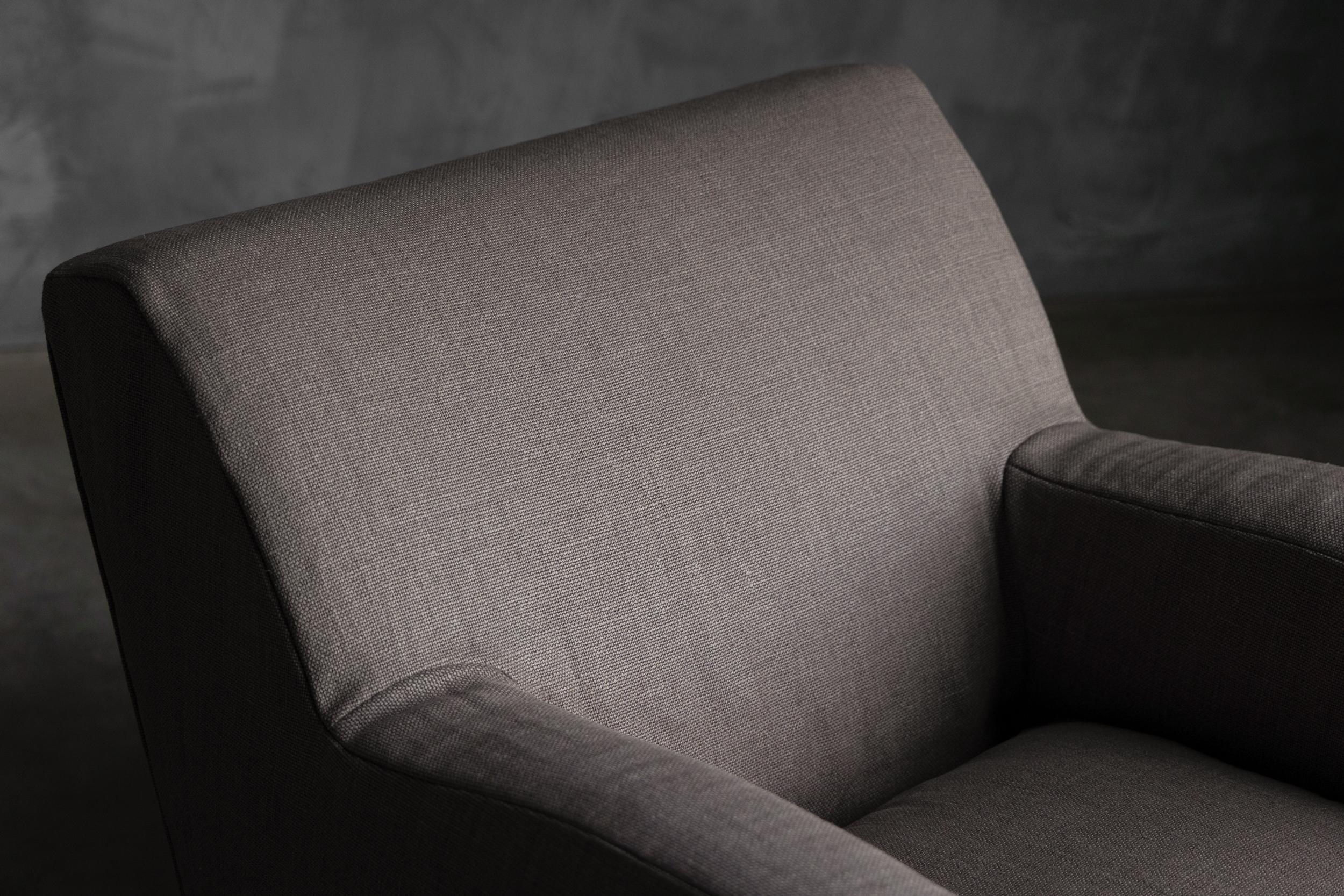 Lounge-Stühle von Christian Liaigre, Frankreich, 1990er Jahre (Stoff) im Angebot