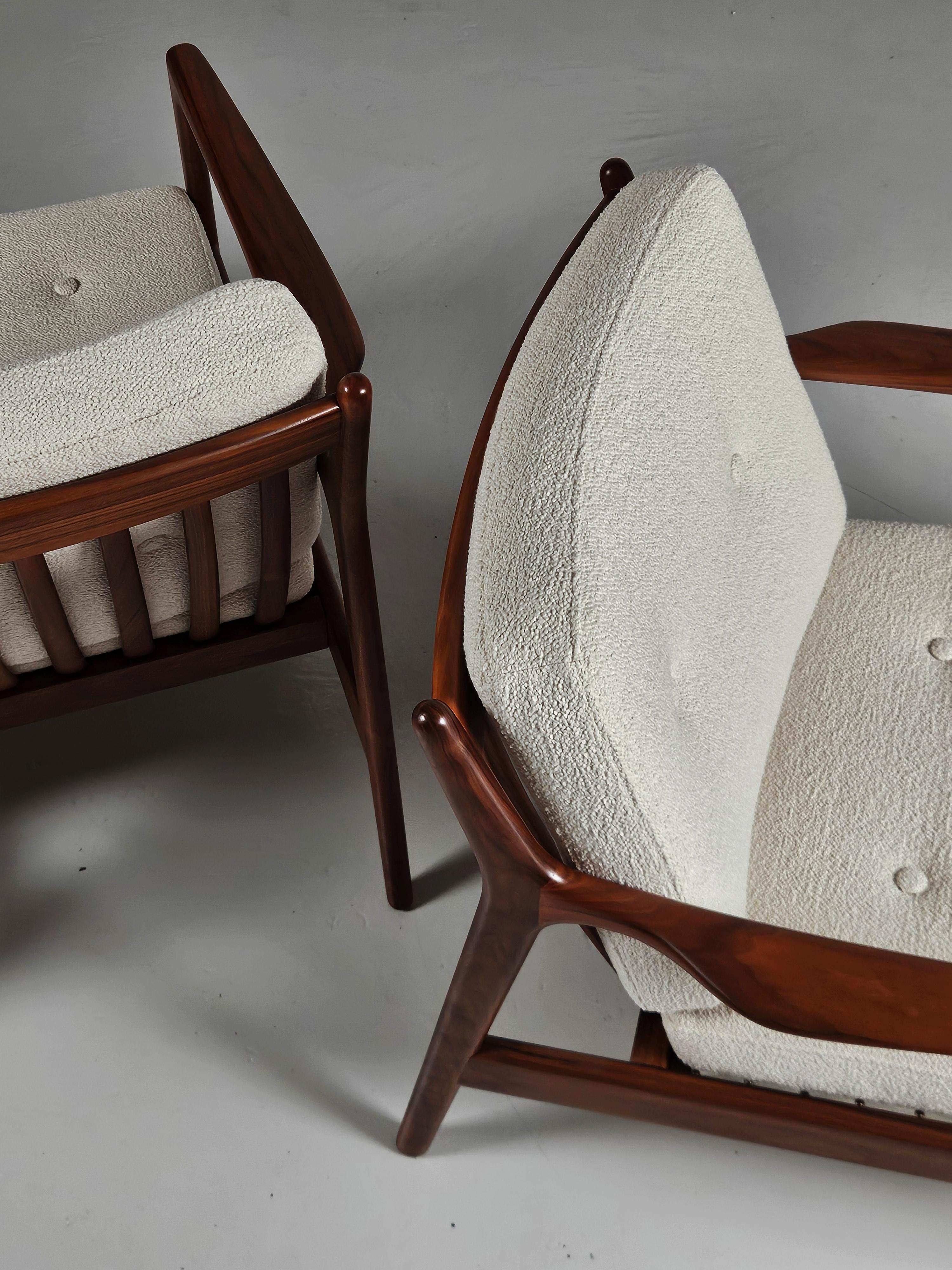 Lounge chairs by Folke Ohlsson for DUX, Sweden, 1960s 4