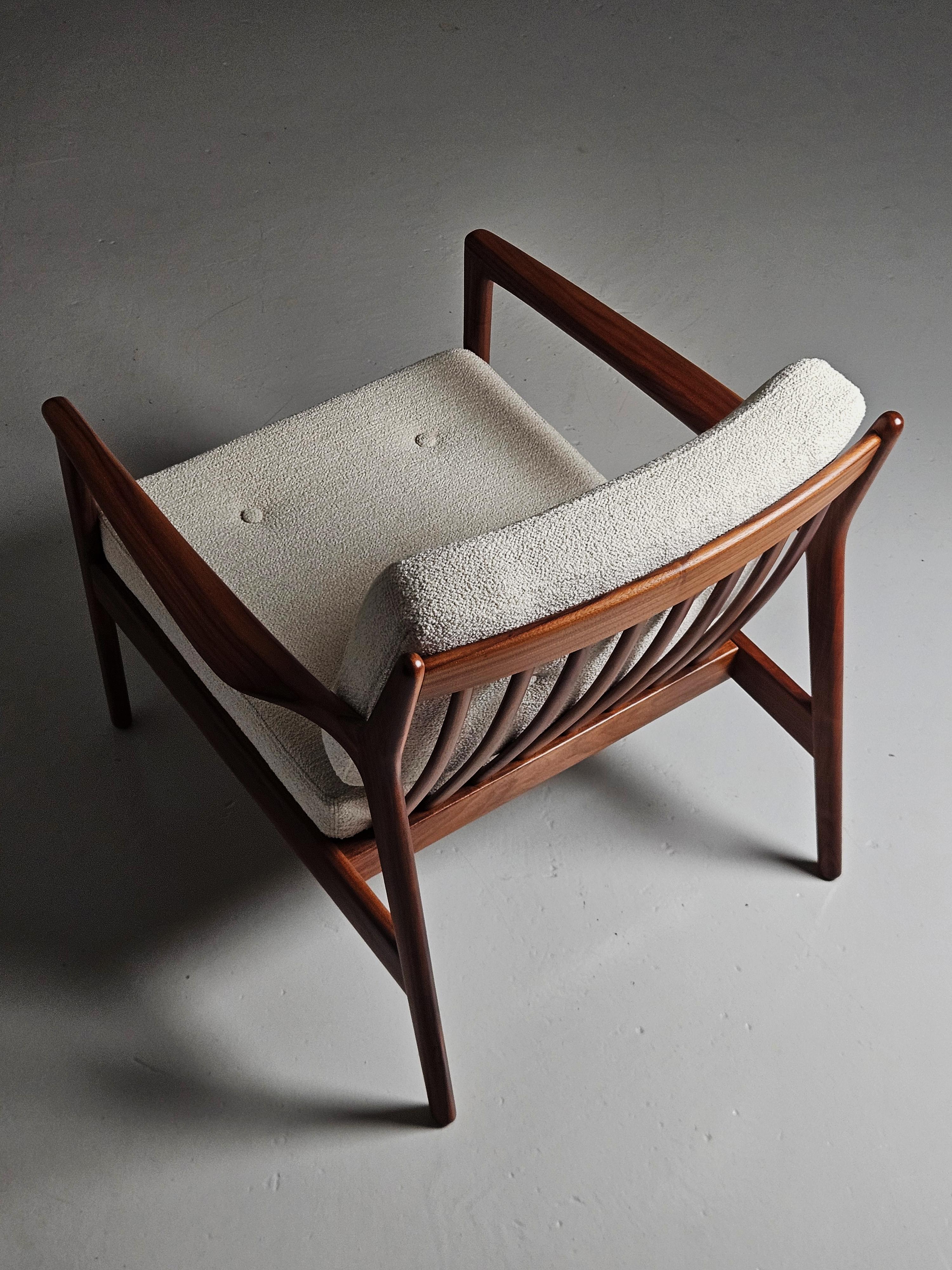 Fabric Lounge chairs by Folke Ohlsson for DUX, Sweden, 1960s