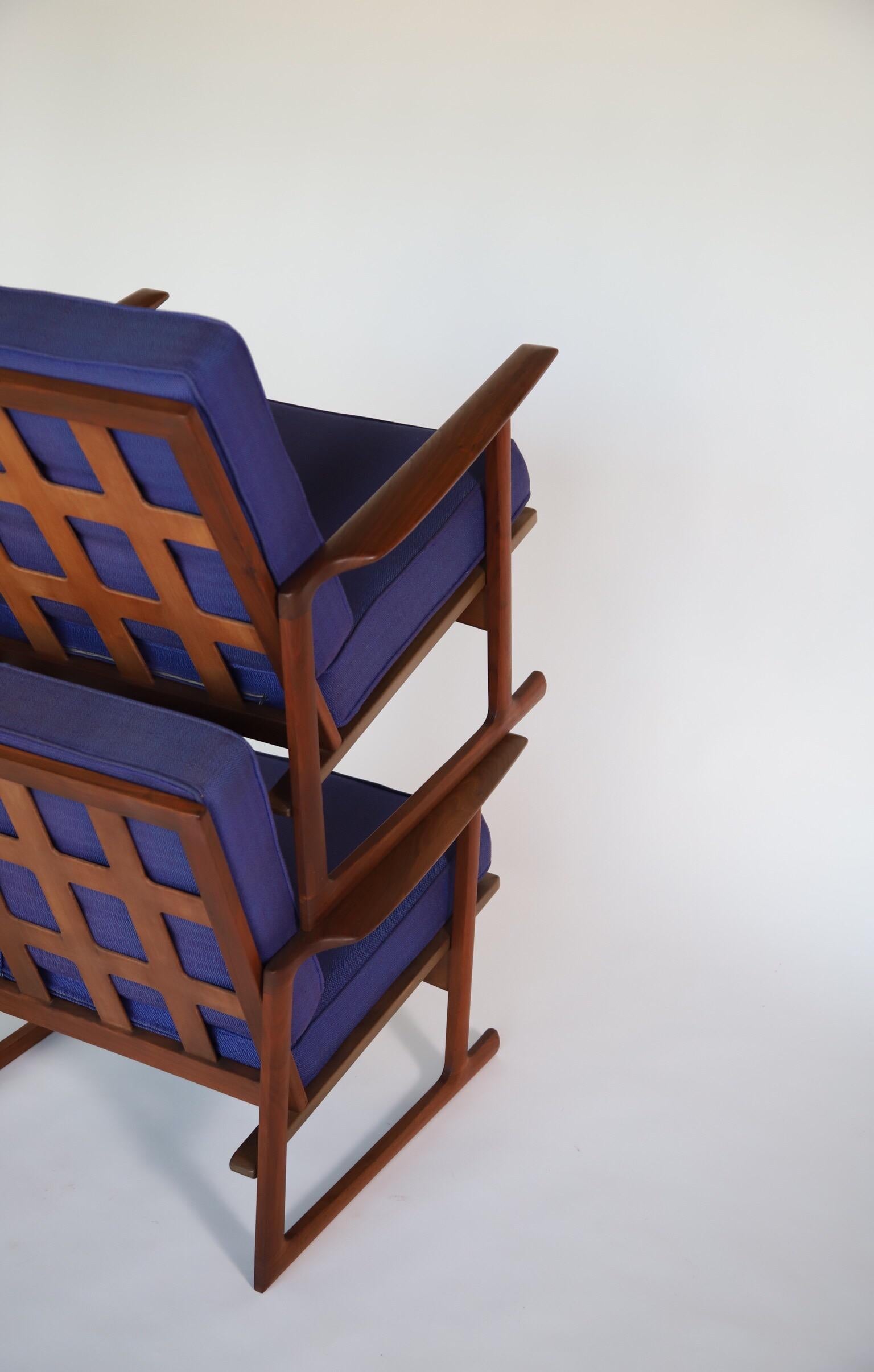 Mid-20th Century Lounge Chairs by Ib Kofod Larsen
