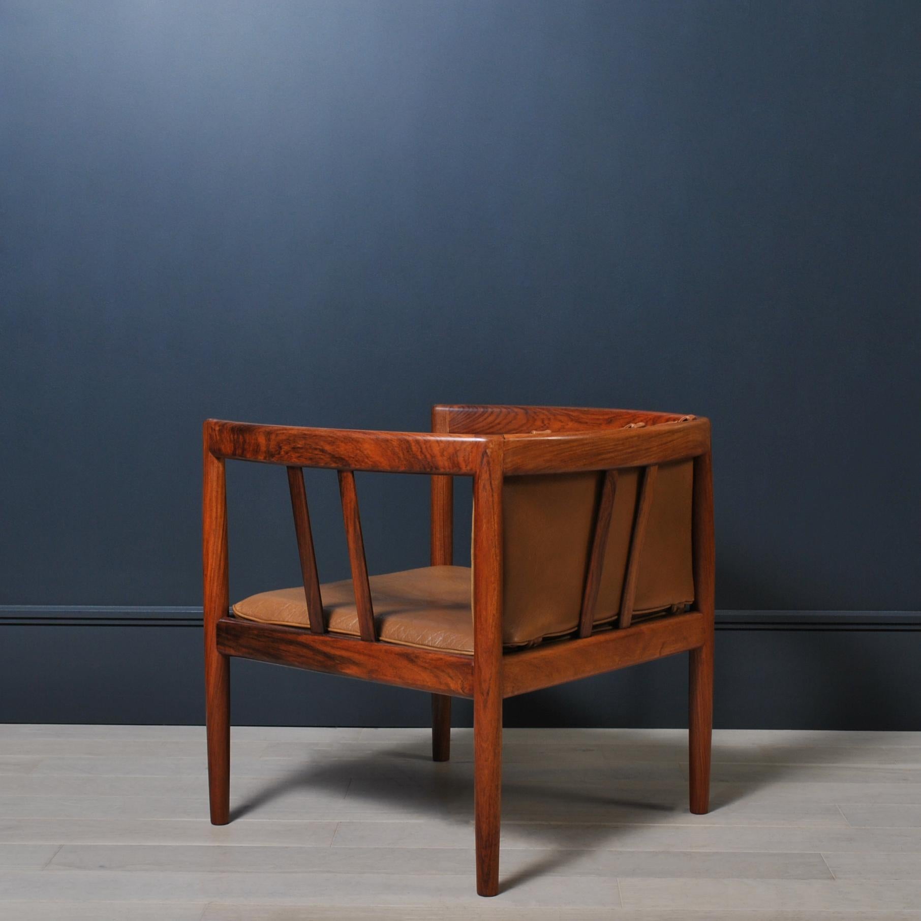 Danish Lounge Chairs by Illum Wikkelsø & Holger Christiansen