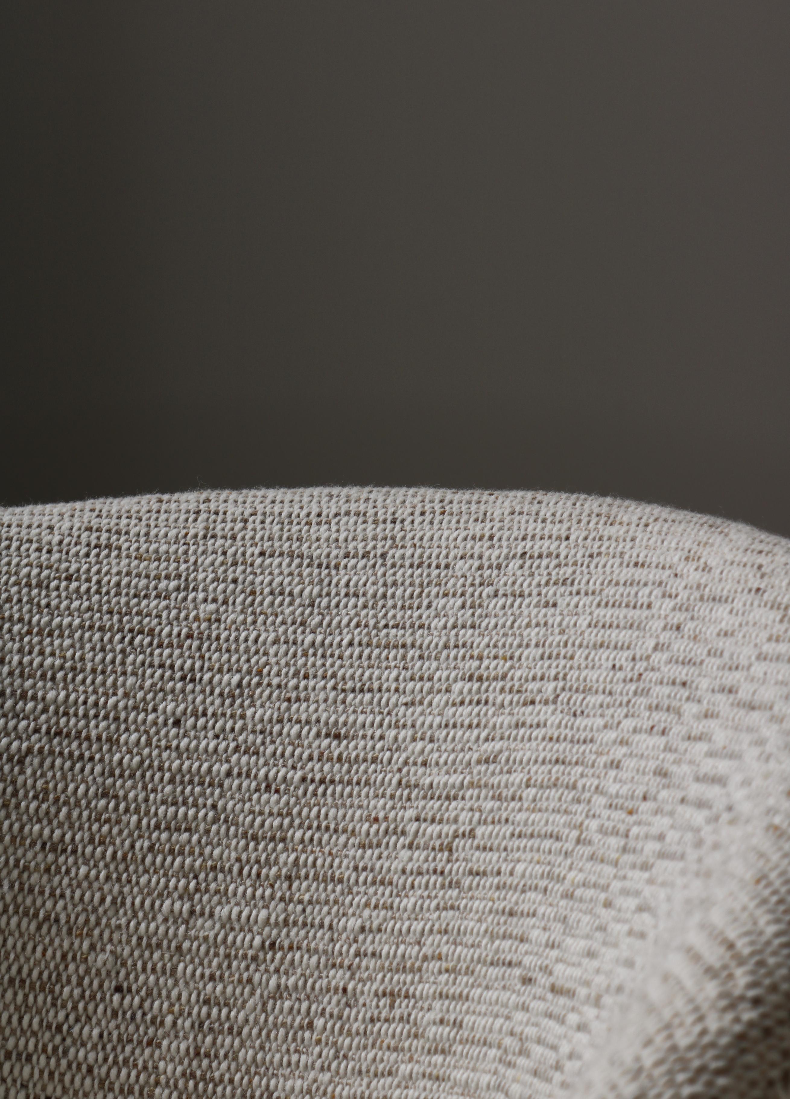 Wool Lounge Chairs by Illums Bolighus Danish Art Weaving, Copenhagen, Denmark, 1950s For Sale