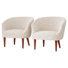 Chaises longues par Illums Bolighus Danish Art Weaving, Copenhague, Danemark, années 1950