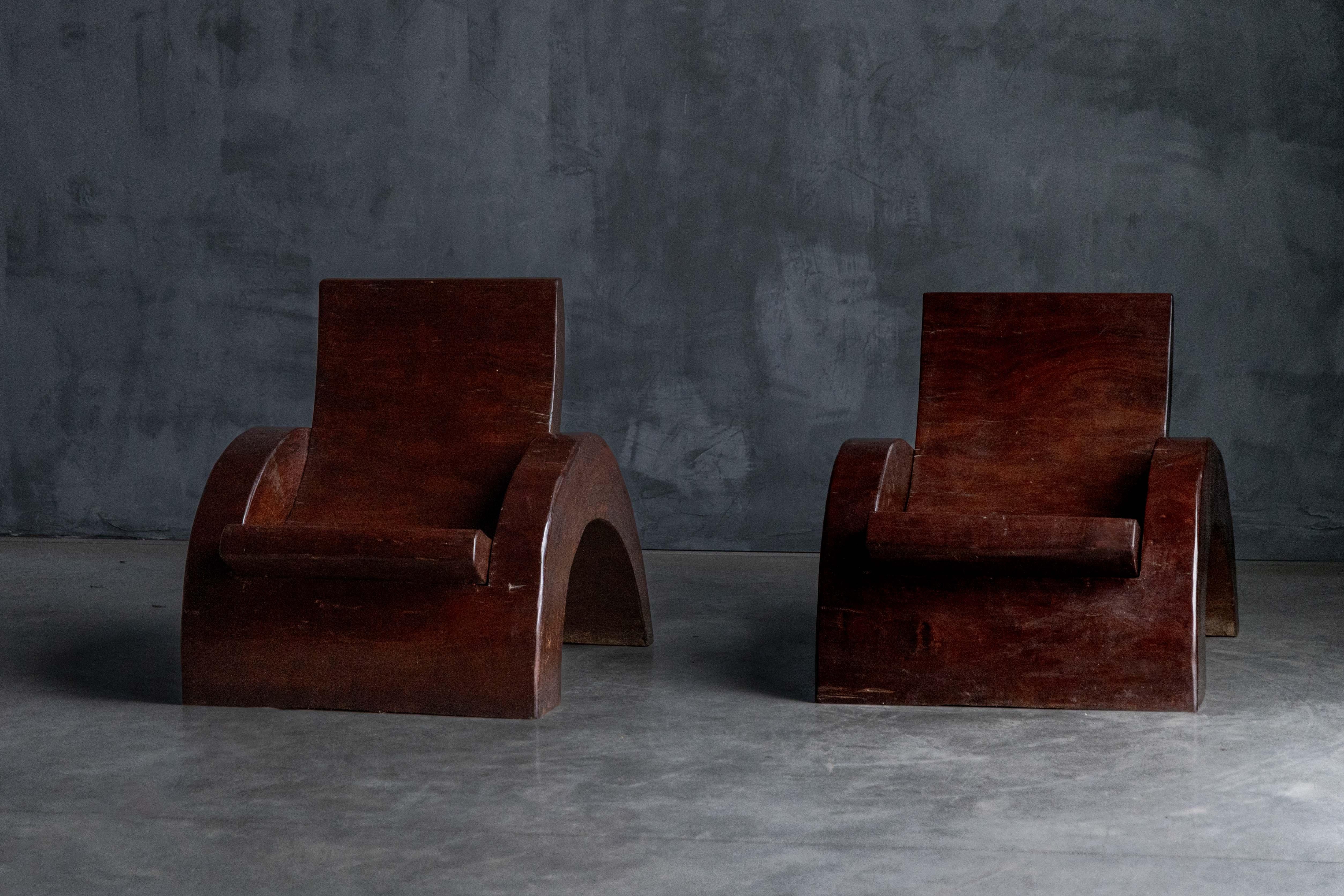 Lounge Chairs by José Zanine Caldas, Brazil, 1970s For Sale 3