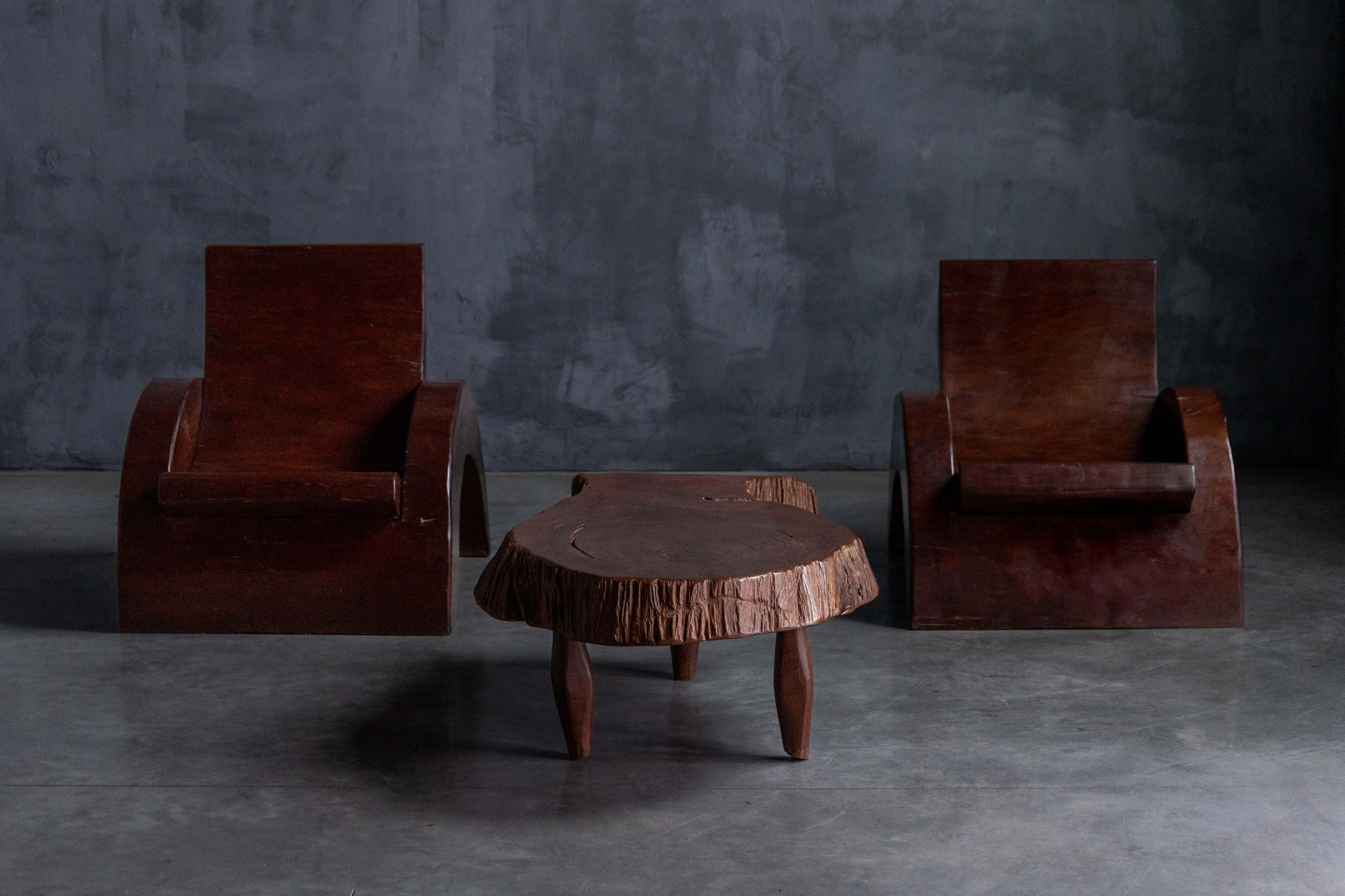 Lounge Chairs by José Zanine Caldas, Brazil, 1970s For Sale 2