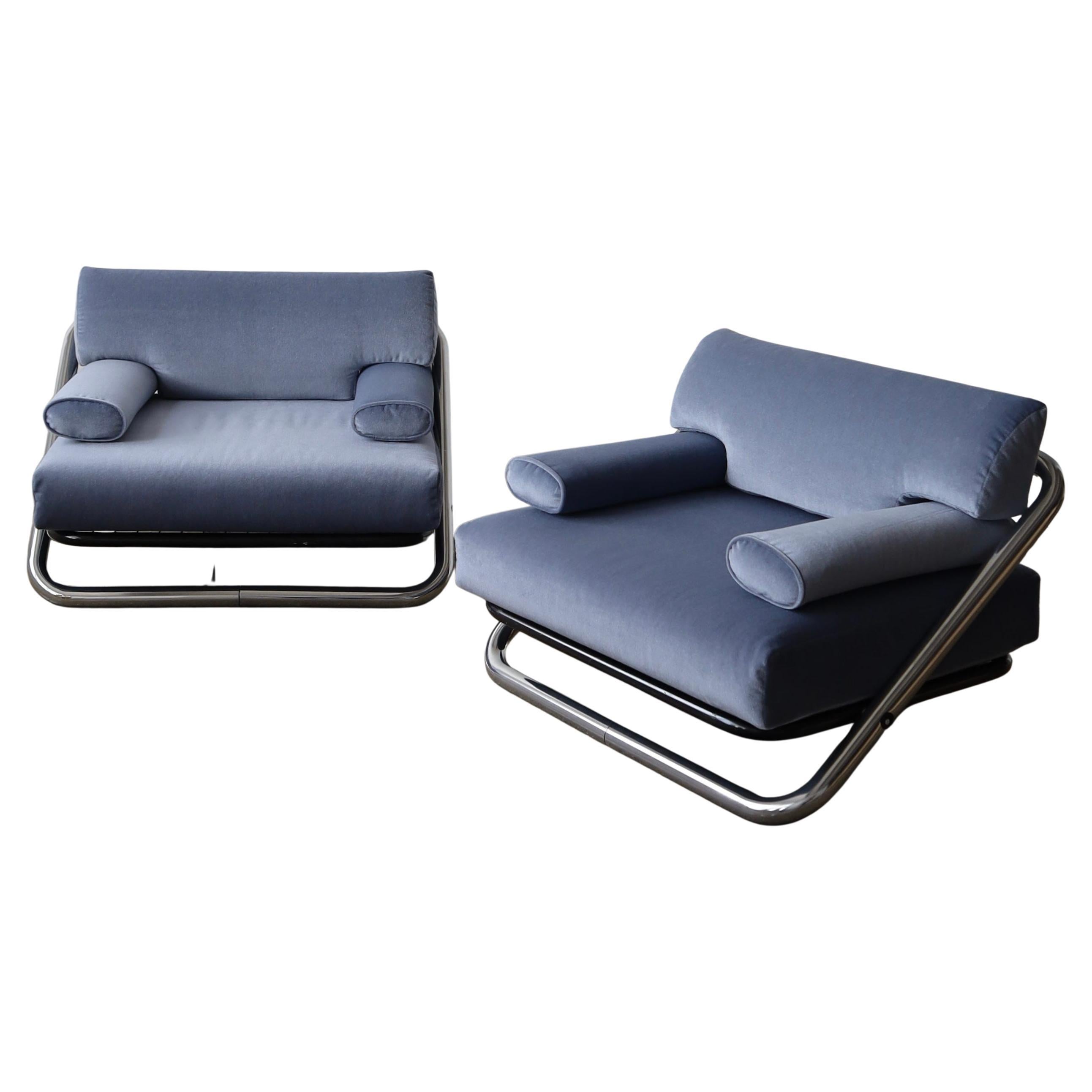 Lounge Chairs by Kinetics c. 1980s, a pair For Sale