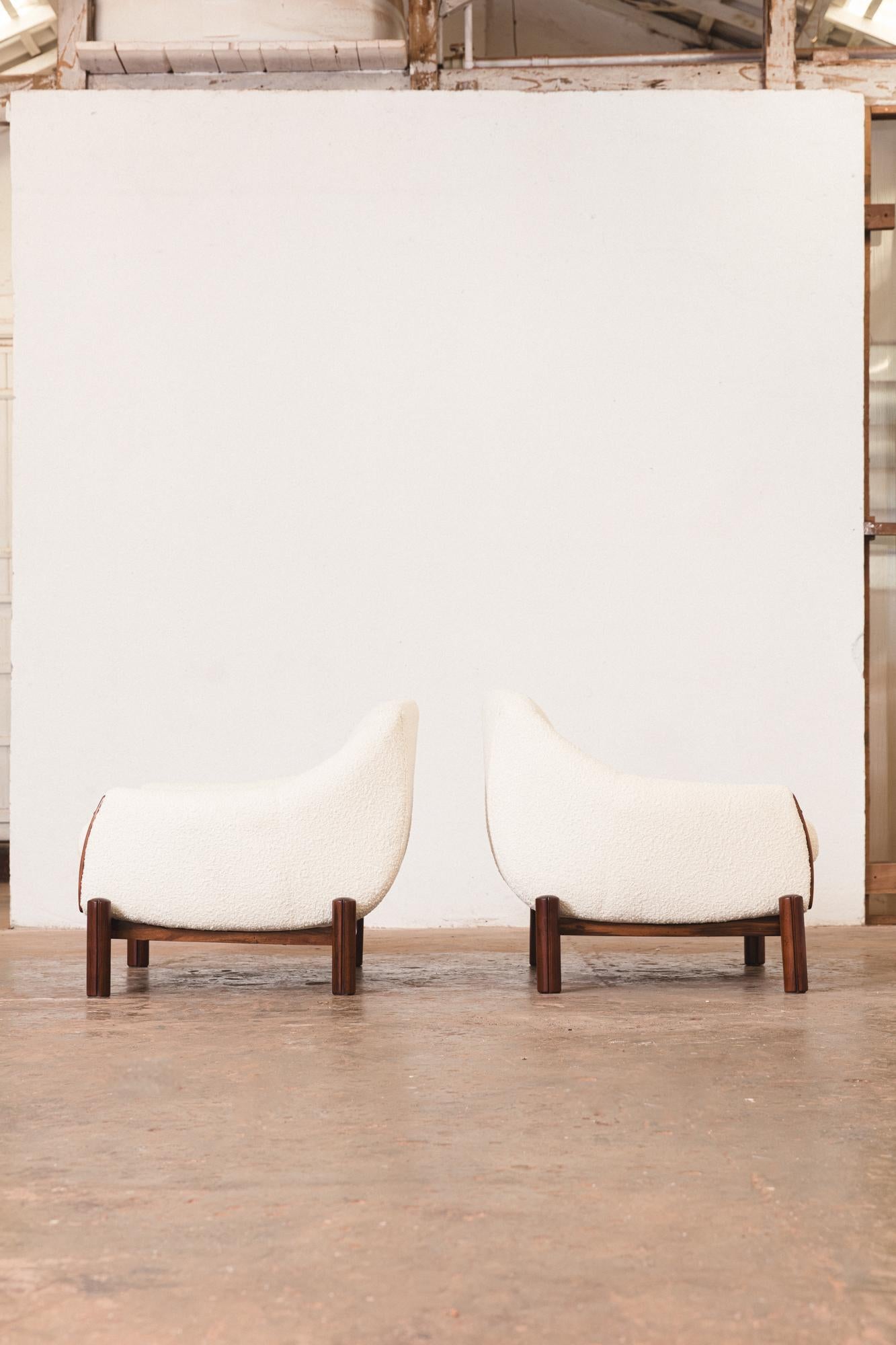 Brazilian Lounge Chairs by Liceu de Artes e Ofícios For Sale