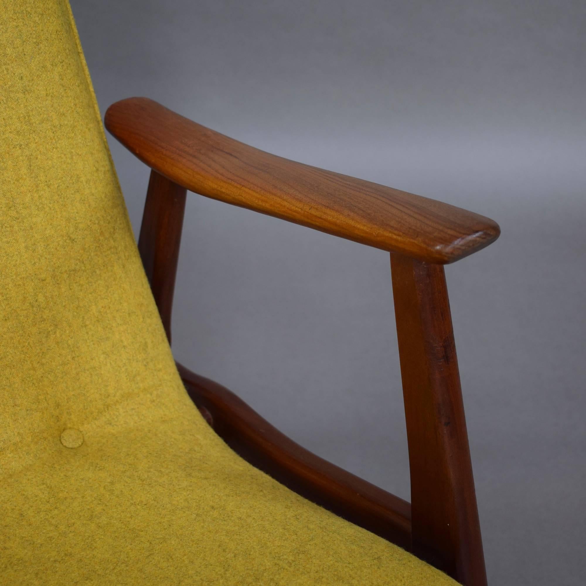 Mid-20th Century Lounge Chairs by Louis Van Teeffelen, Netherlands, circa 1960