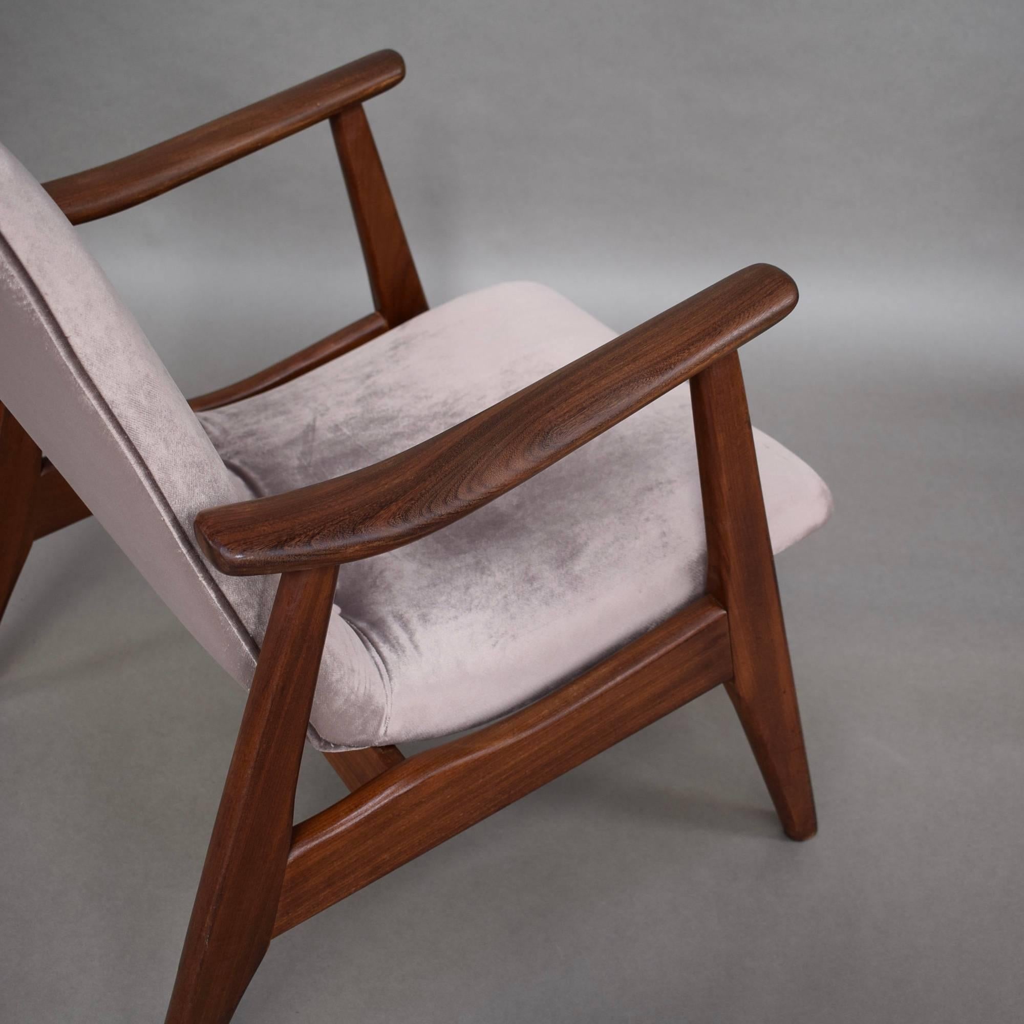 Lounge Chairs by Louis Van Teeffelen, Netherlands, circa 1960 1