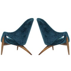 Lounge Chairs by Luigi Tiengo for Cimon Montréal, 1963
