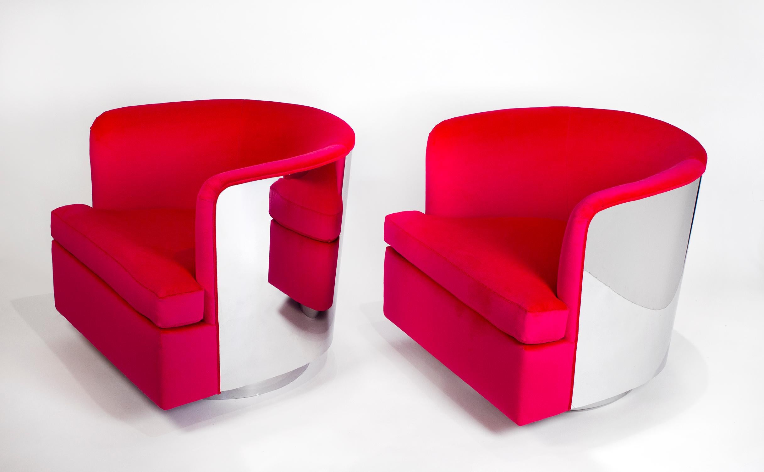 20th Century Lounge Chairs by Milo Baughman for Thayer Coggin