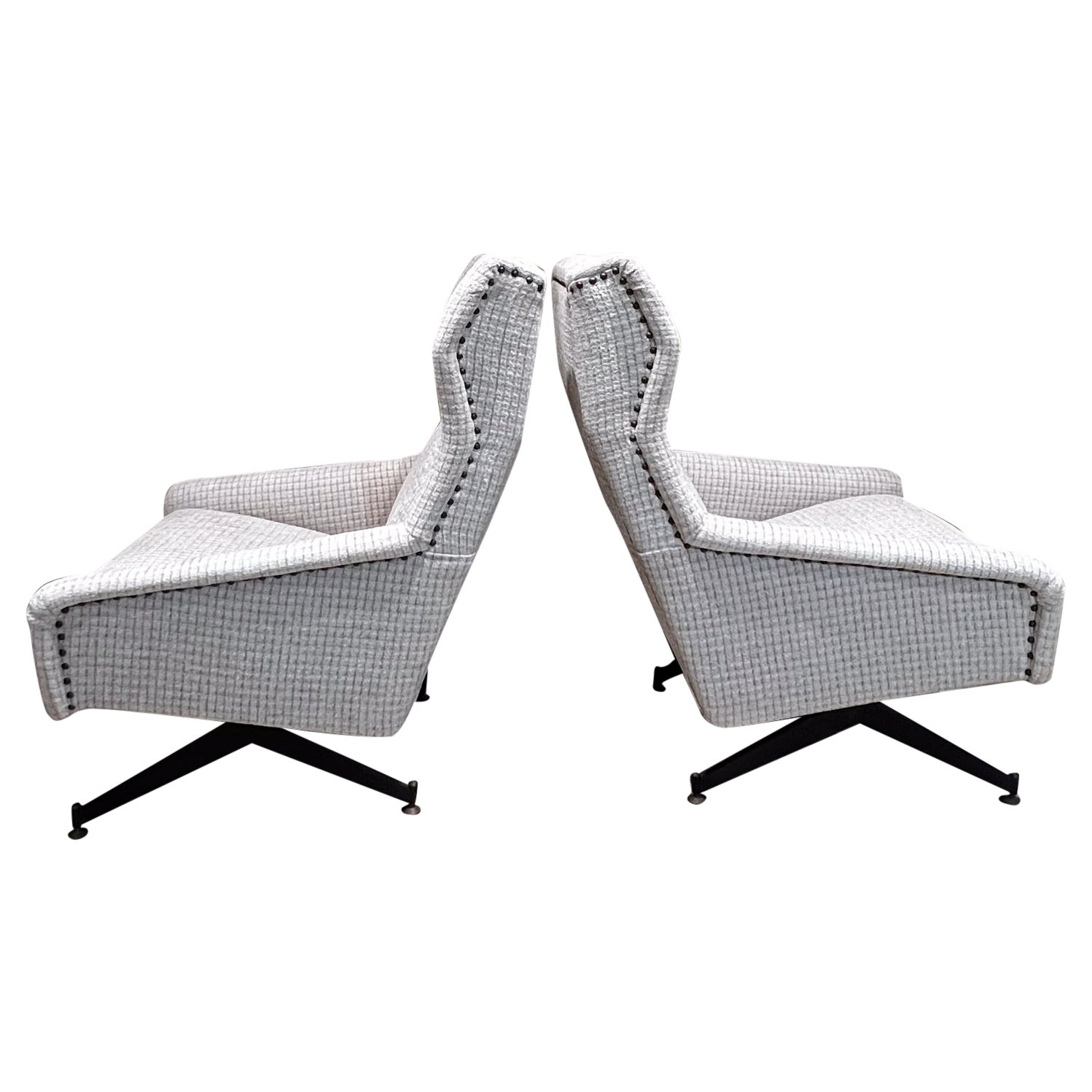 Lounge Chairs by Nello Pini for Novarredo, Milan Italy 1960s