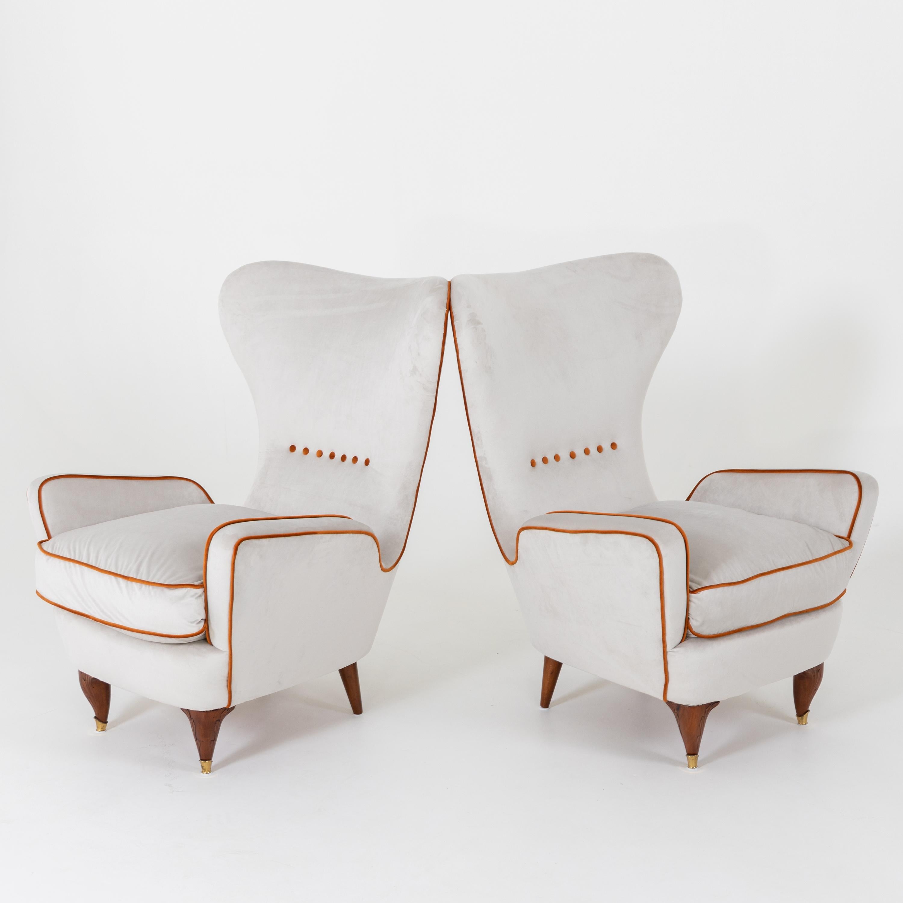 Italian Lounge Chairs by Paolo Buffa, Italy, 1950s