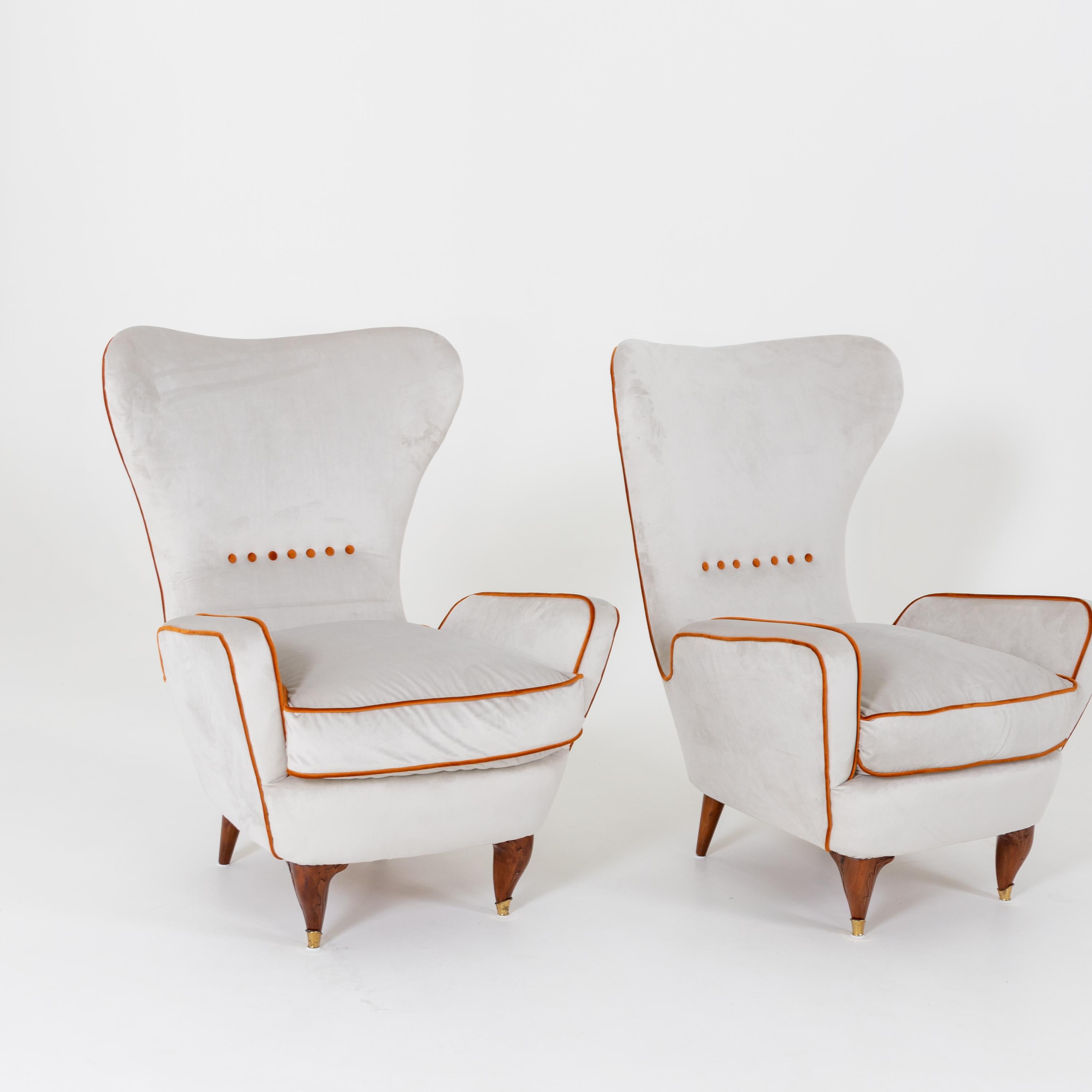 Lounge Chairs by Paolo Buffa, Italy, 1950s In Excellent Condition In Greding, DE