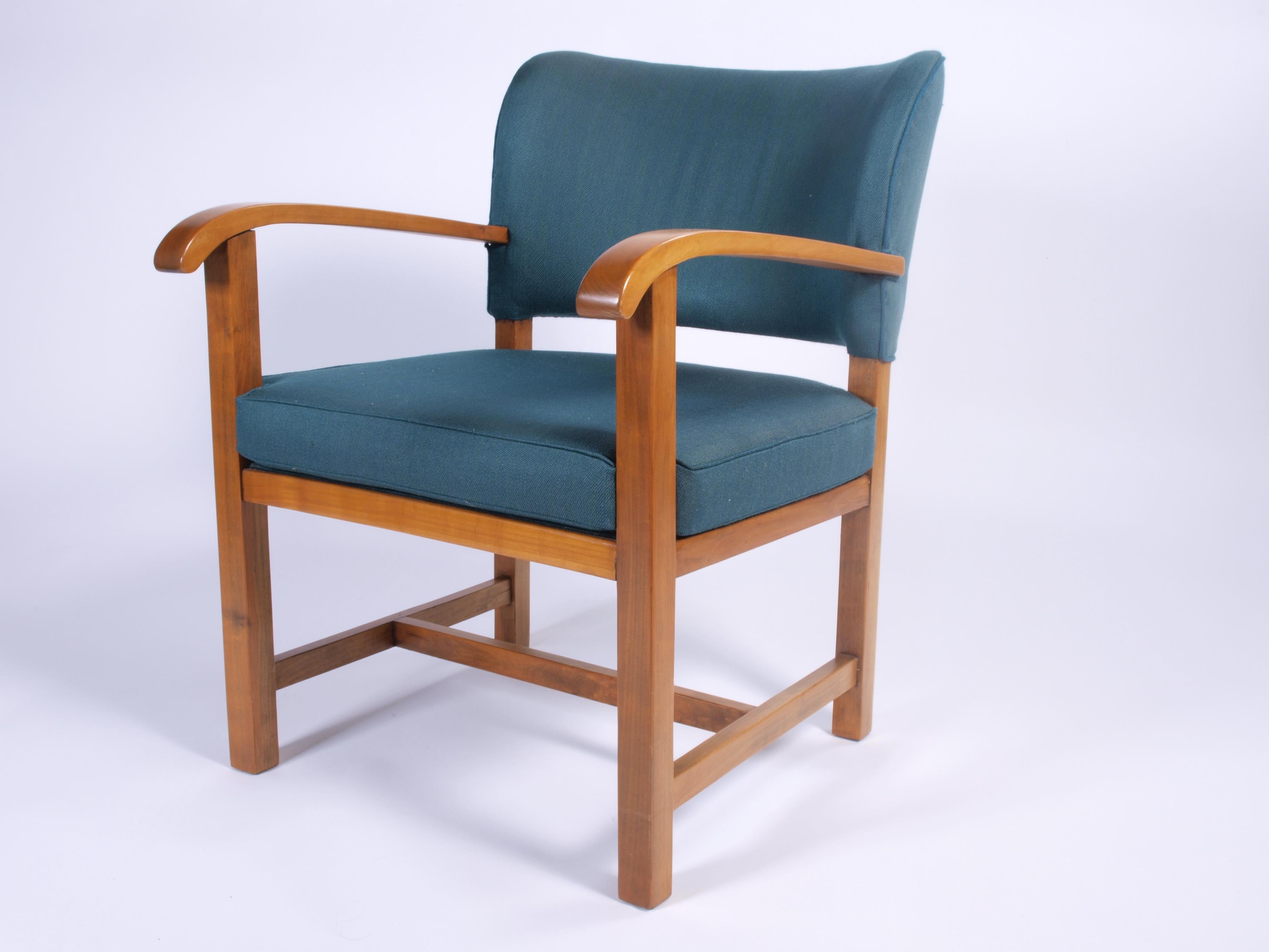 Mid-Century Modern Lounge Chairs by Walter Knoll for Walter Knoll / Wilhelm Knoll, 1940s, Set of 2