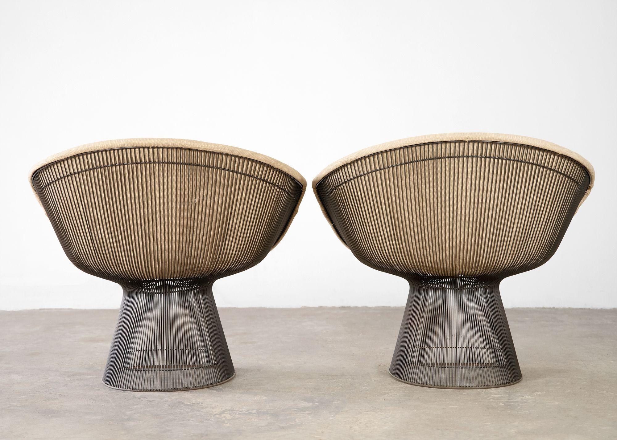 Mid-Century Modern Lounge Chairs Designed by Warren Platner 1966 for Knoll International For Sale