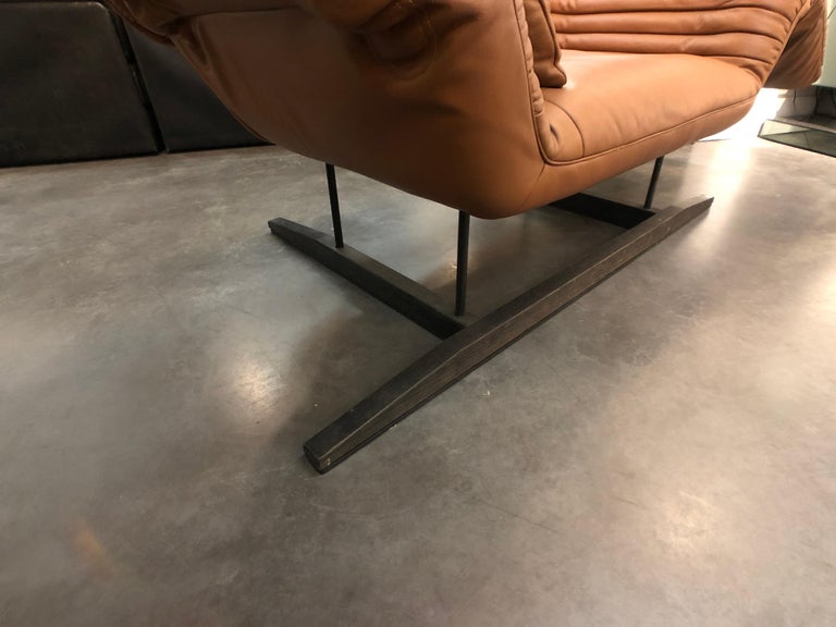 Lounge Chairs in Leather Around 1980 by de sede In Good Condition For Sale In Bruxelles, BE