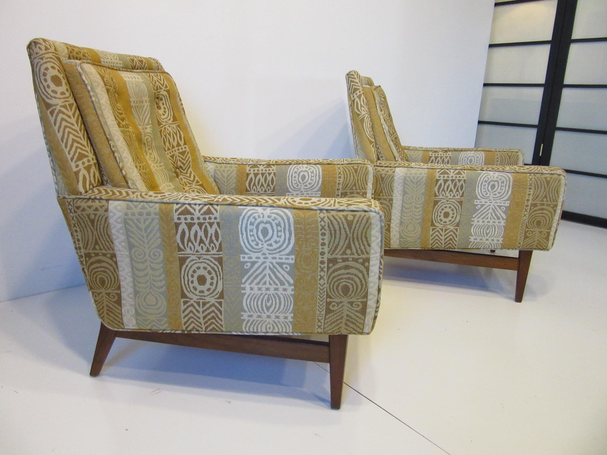 Lounge Chairs in the Style of Harvey Probber or Midcentury 2