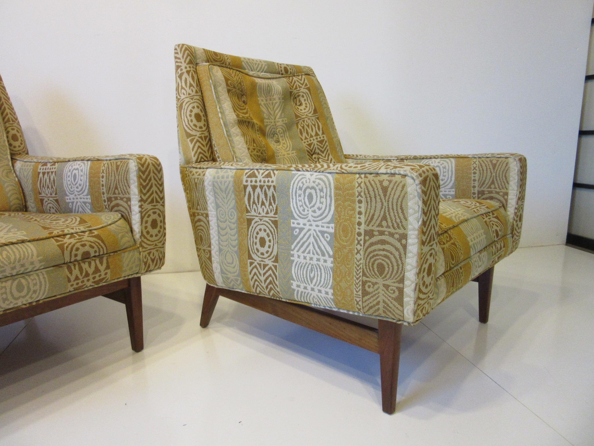 Lounge Chairs in the Style of Harvey Probber or Midcentury 3