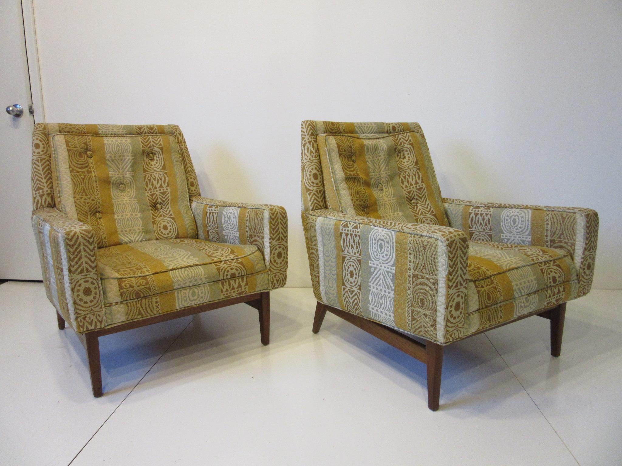 Lounge Chairs in the Style of Harvey Probber or Midcentury 4