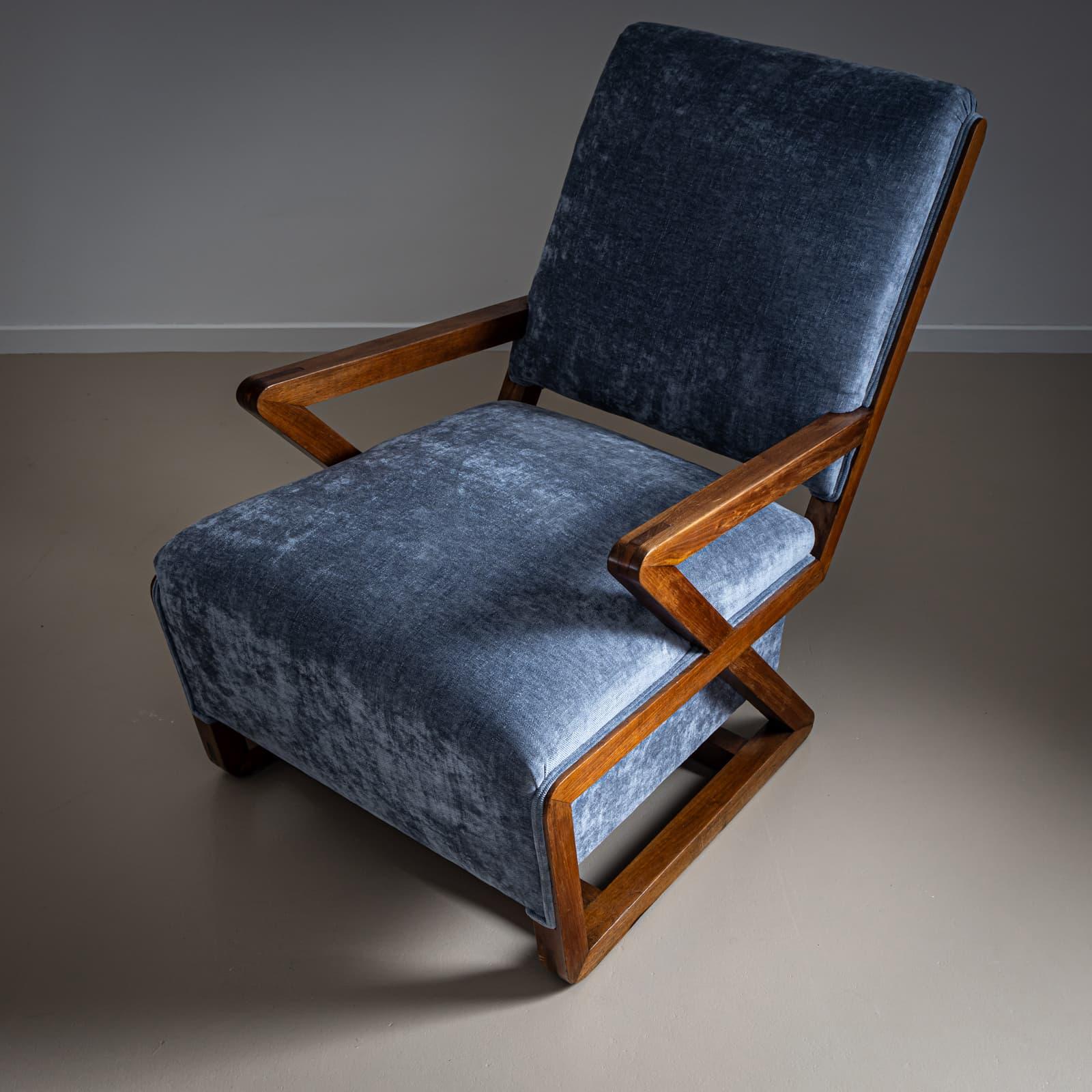 Lounge Chairs, Italian Manufactory, 1940s For Sale 2
