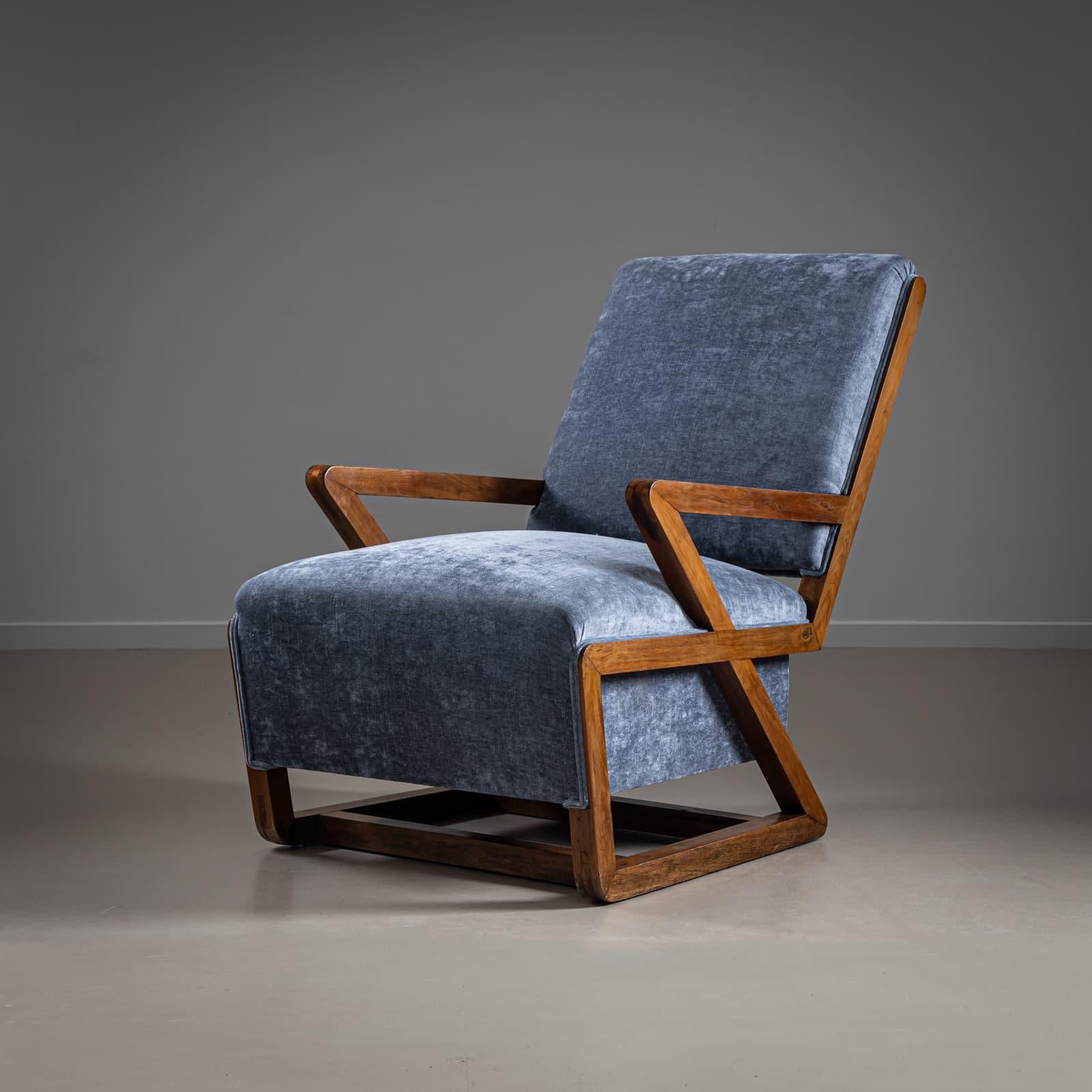 Lounge Chairs, Italian Manufactory, 1940s For Sale 3