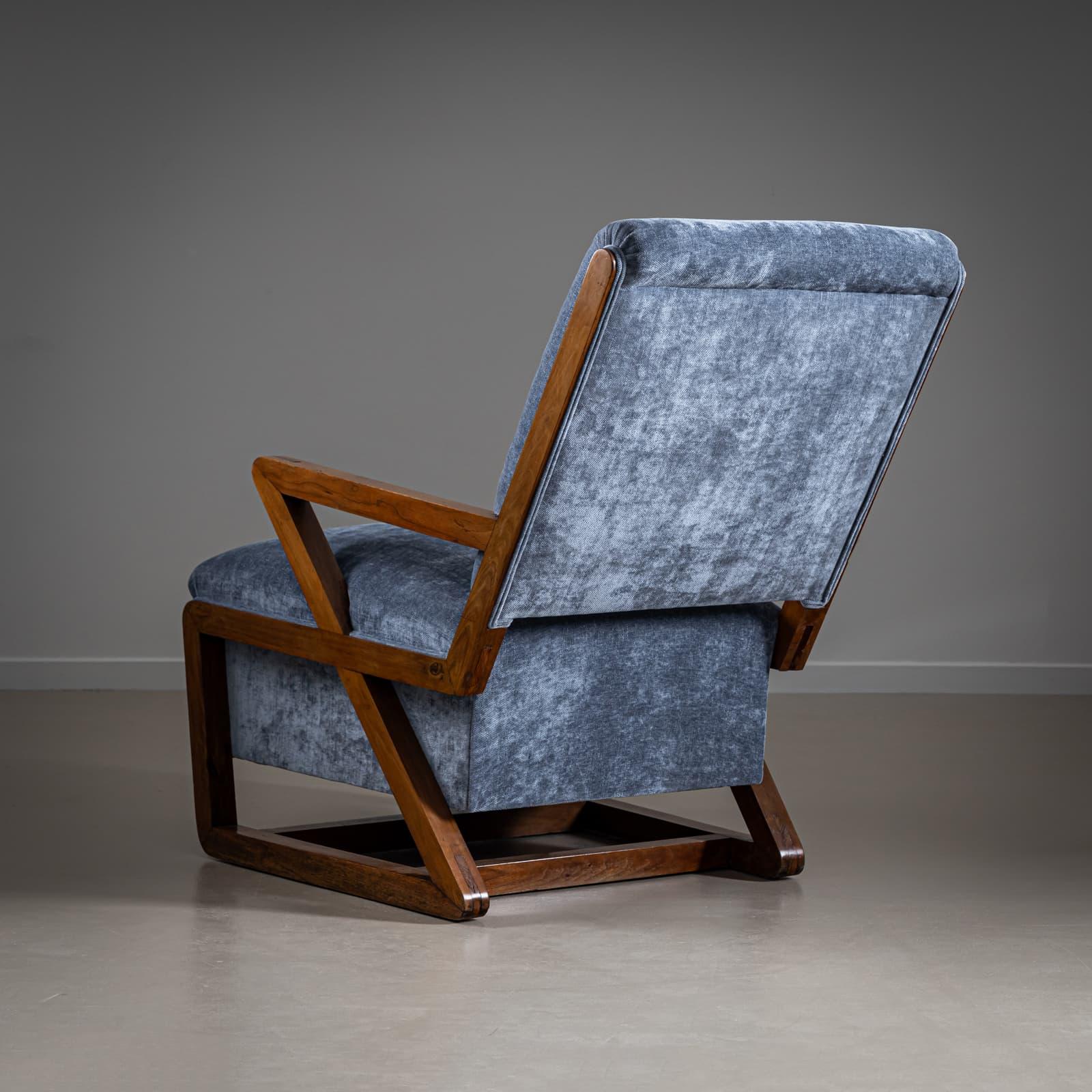 Lounge Chairs, Italian Manufactory, 1940s For Sale 4