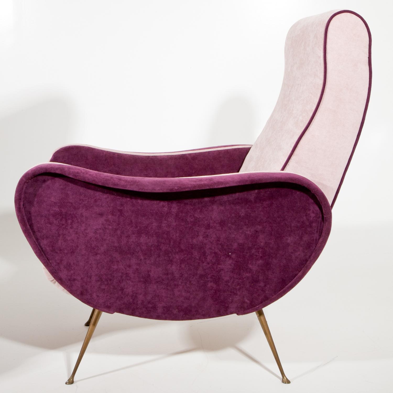 Mid-Century Modern Lounge Chairs, Italy, Mid-20th Century