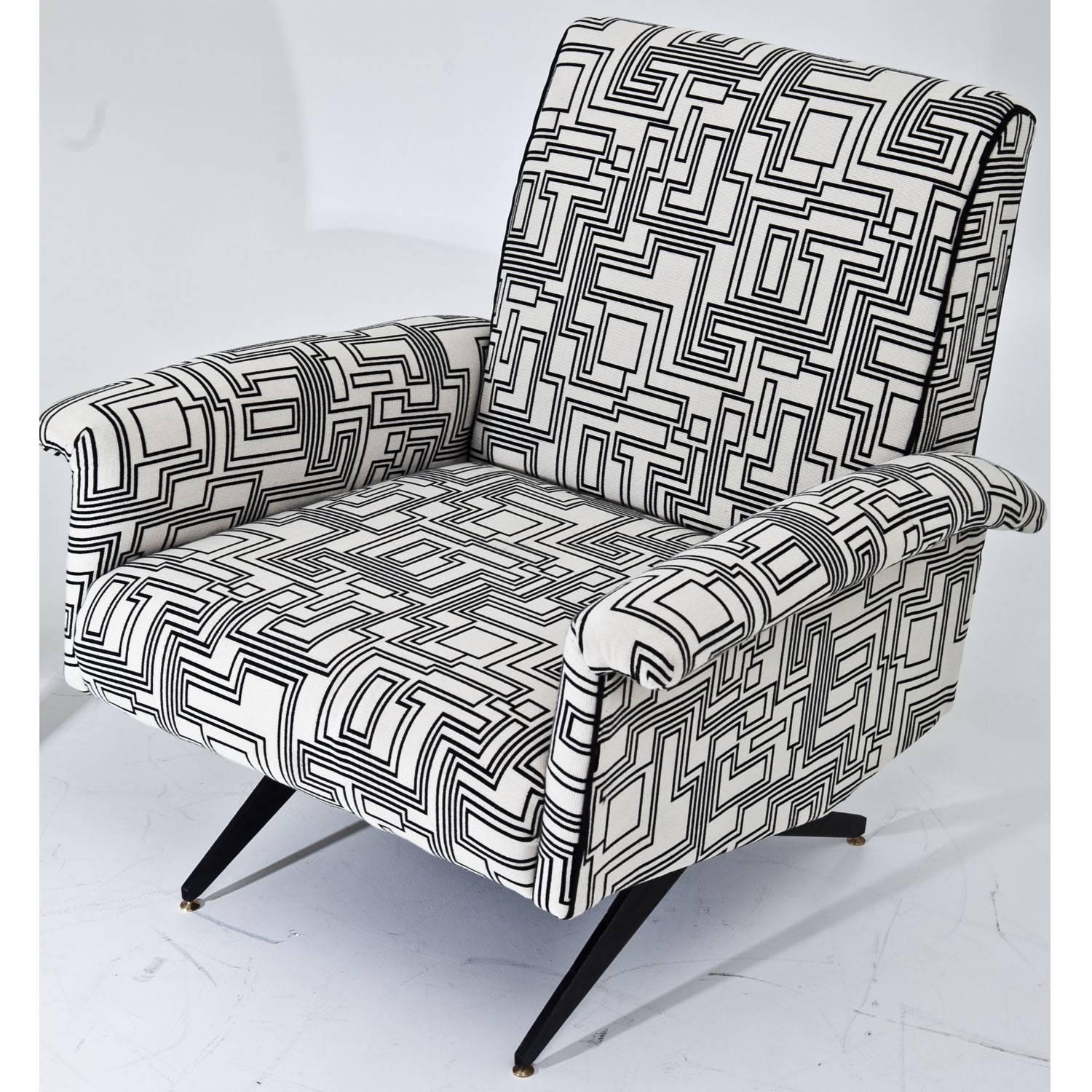 Lounge Chairs, Italy, Mid-20th Century im Zustand „Hervorragend“ in Greding, DE
