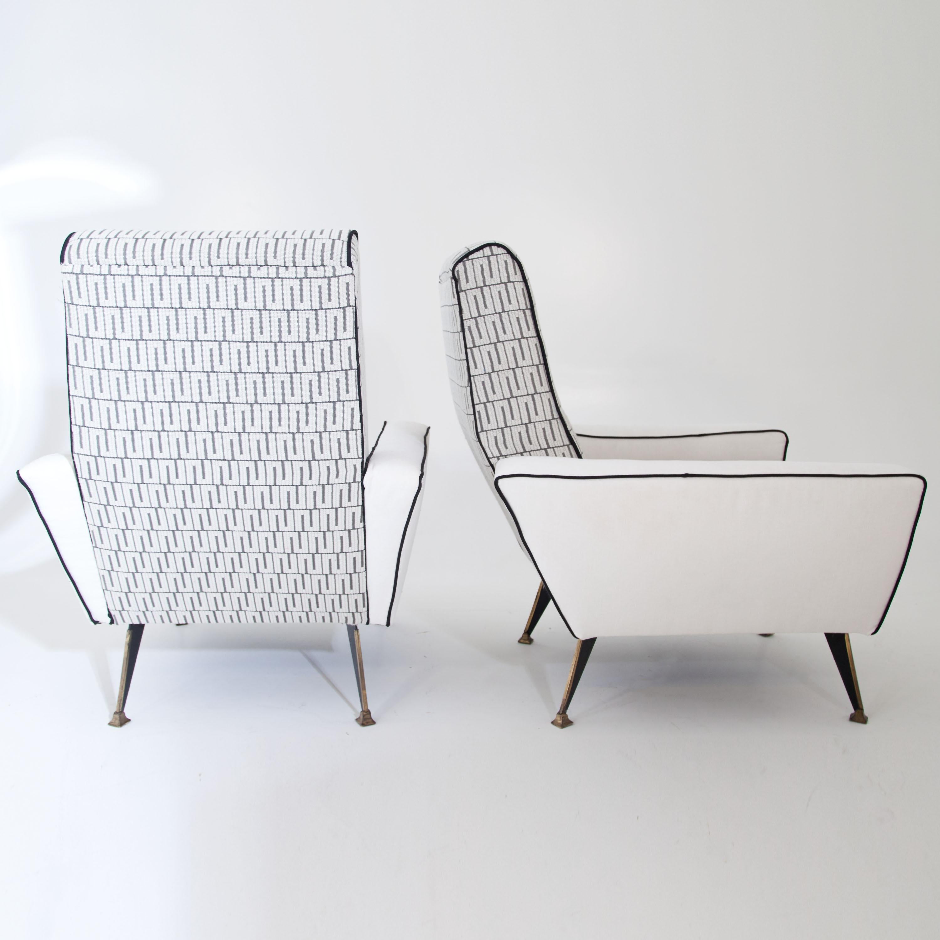 Lounge Chairs, Italy, Mid-20th Century 1