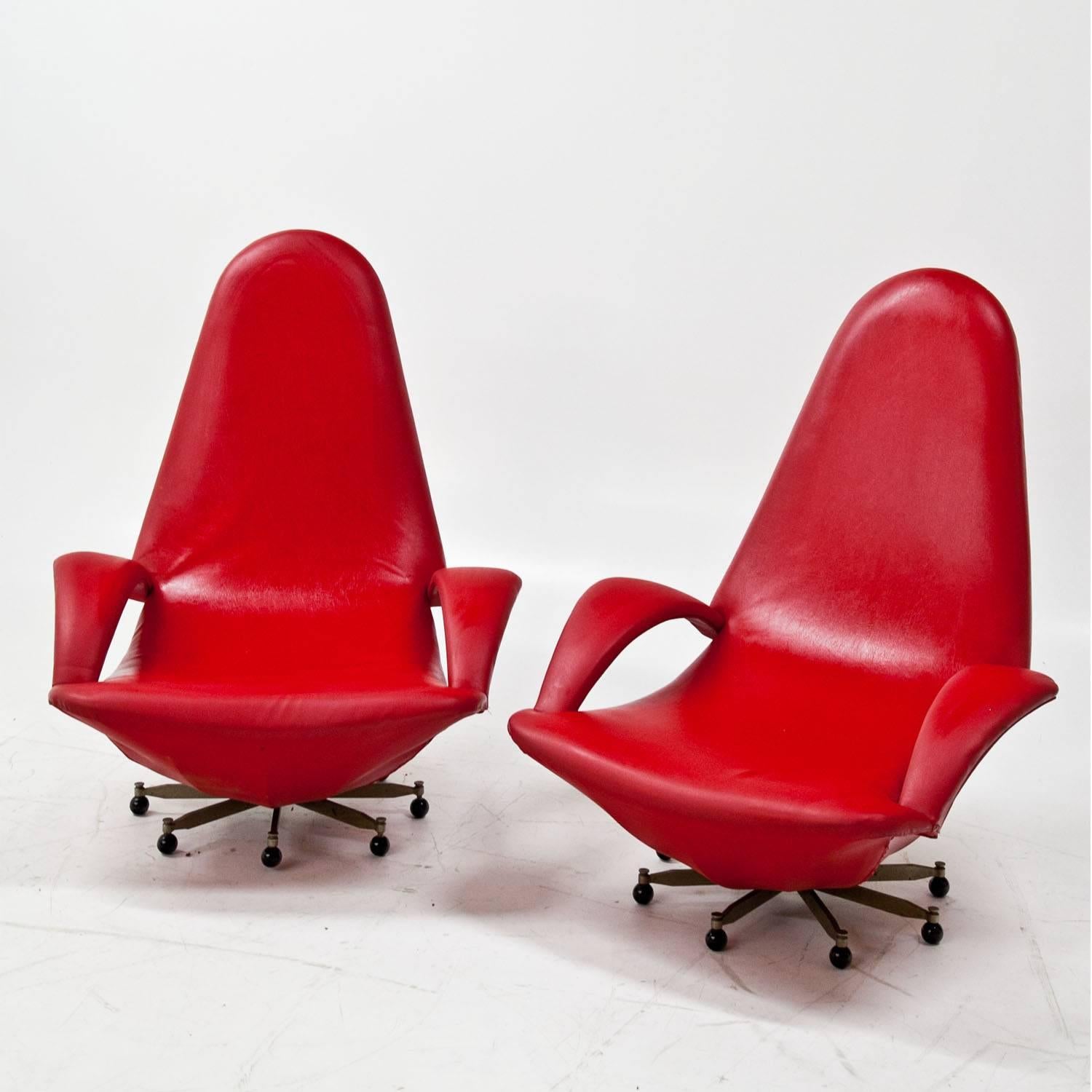Lounge Chairs, Mid-20th Century In Good Condition In Greding, DE