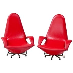Lounge Chairs, Mid-20th Century