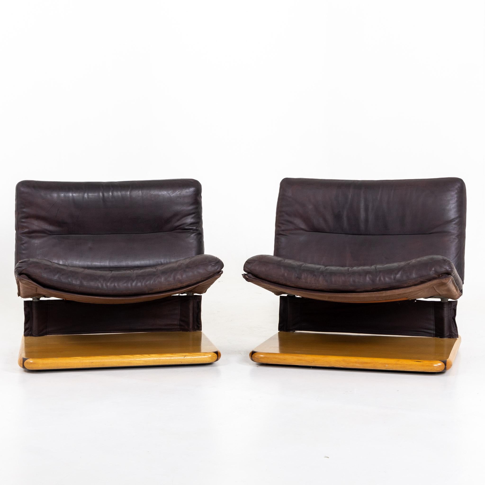 Italian Lounge Chairs, Model Gionata by Dipo, Italy, 20th Century