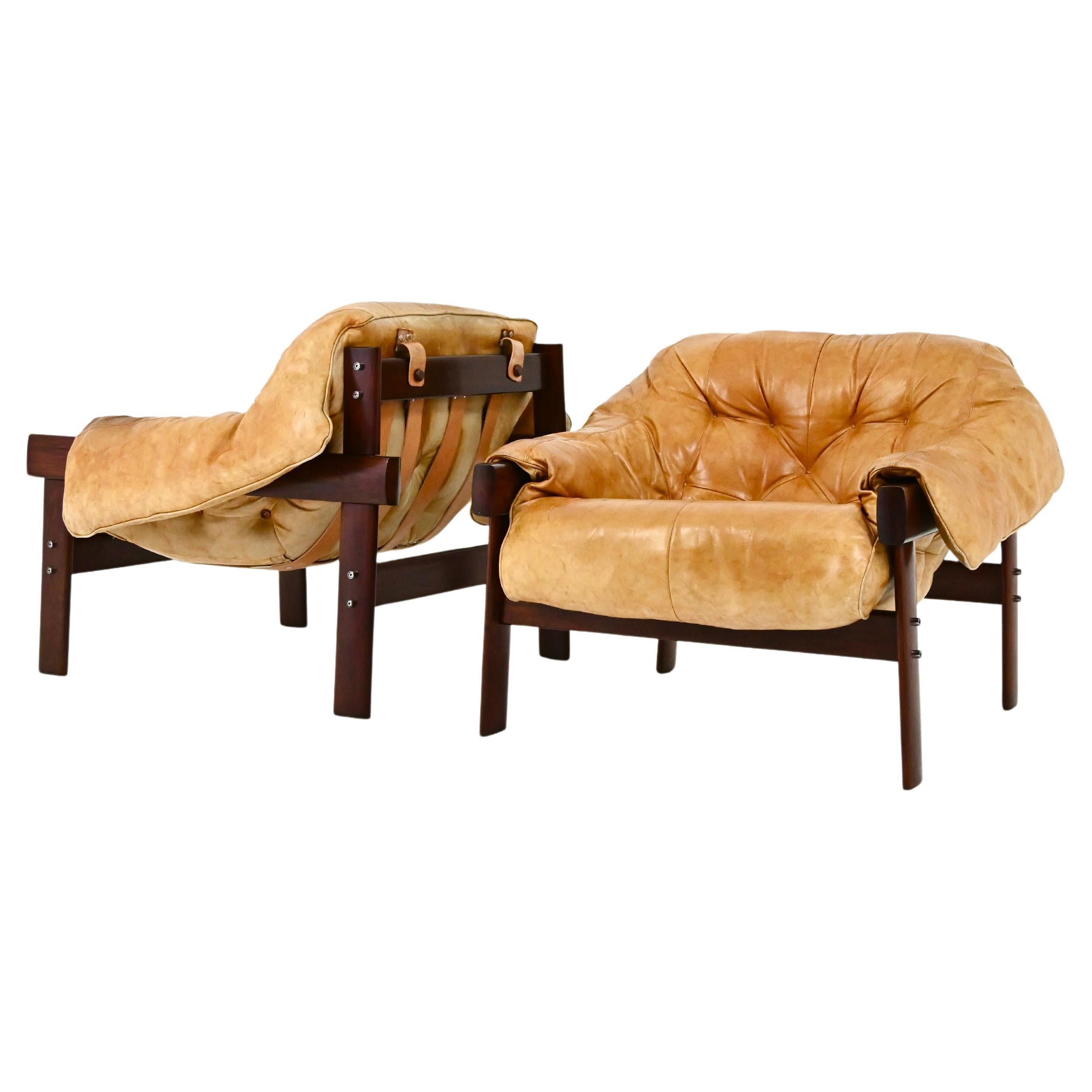 Lounge Chairs “MP-41”  by Percival Lafer for Lafer MP, 1970s, Set of 2